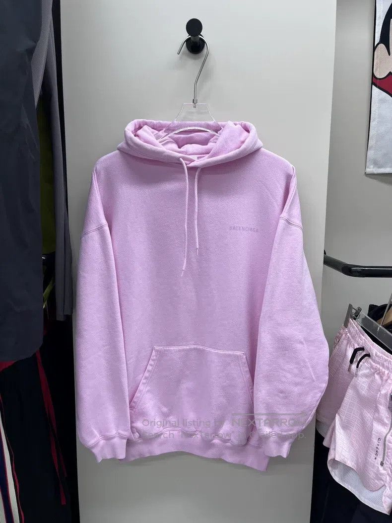 Other Balenciaga Pink front and back logo hoodie Size US XS / EU 42 / 0 - 1 Thumbnail
