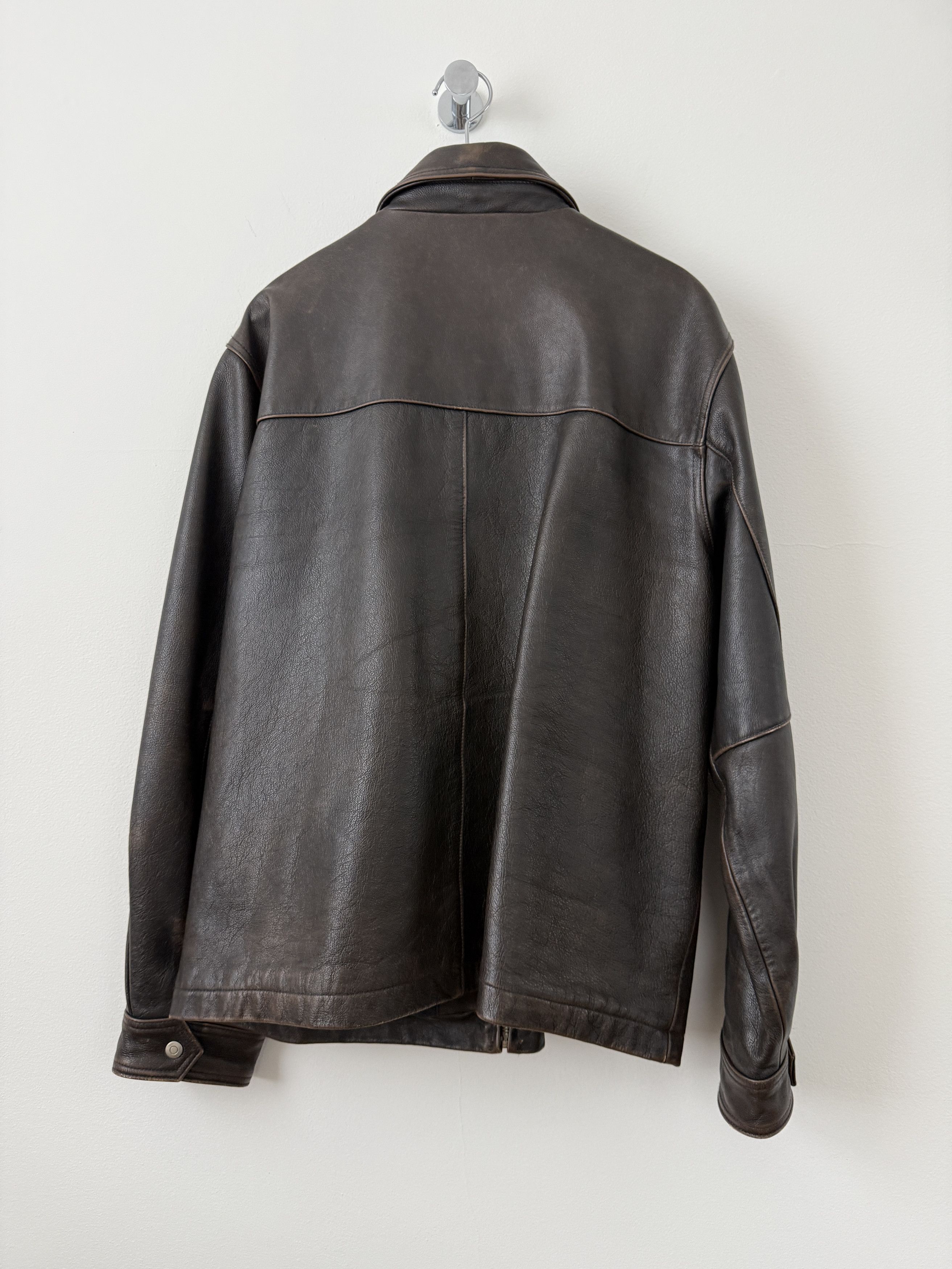 Cherokee Vintage Leather Jacket Size US L / EU 52-54 / 3 - 3 Thumbnail