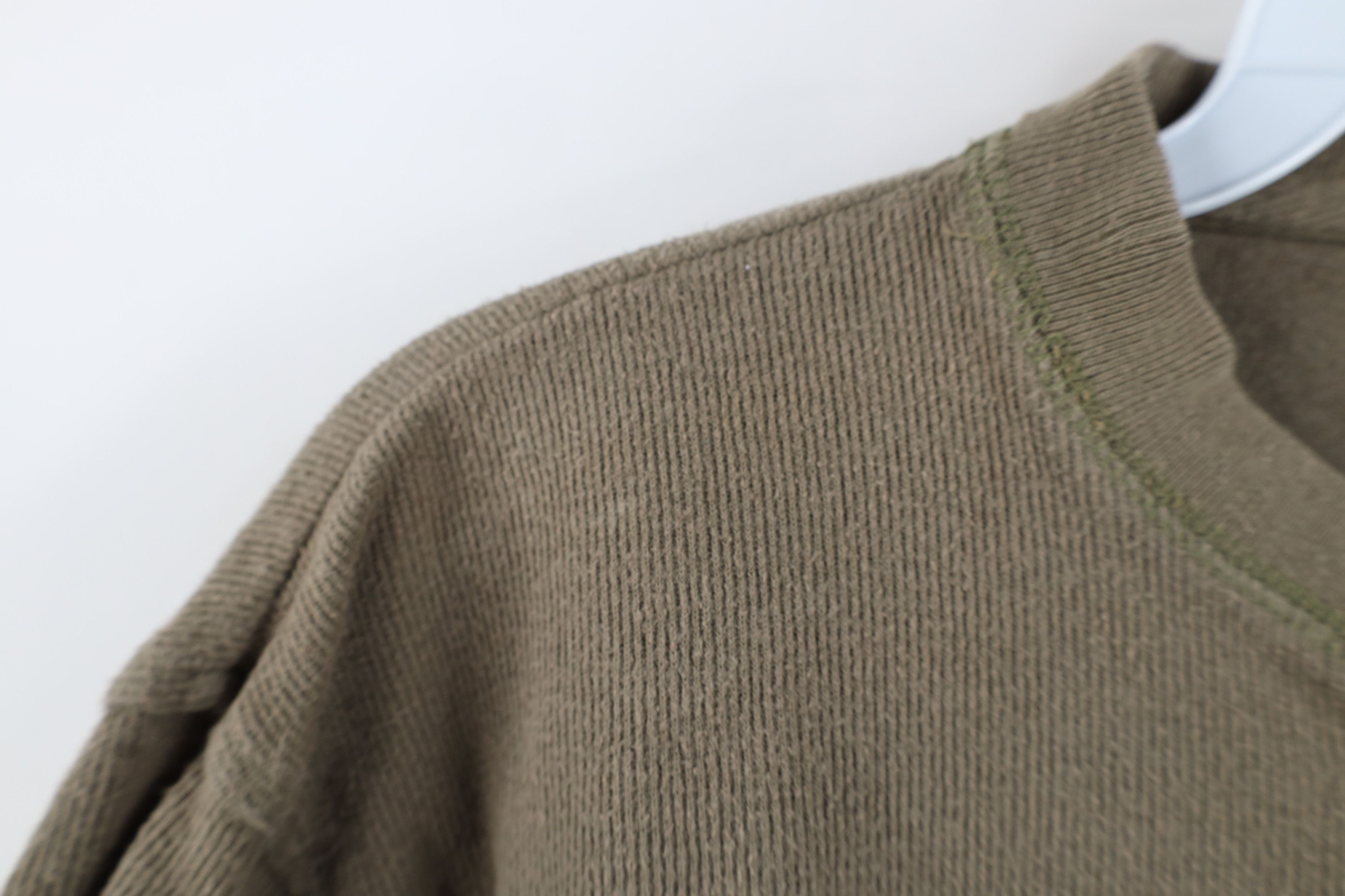Vintage Vintage 90s Streetwear Ribbed Long Sleeve Henley T-Shirt Size US S / EU 44-46 / 1 - 8 Thumbnail