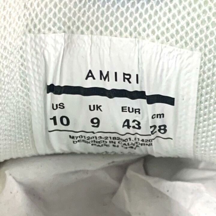Amiri Amiri Color Block Round Toe Platform Sneakers Size US 10 / EU 43 - 7 Thumbnail