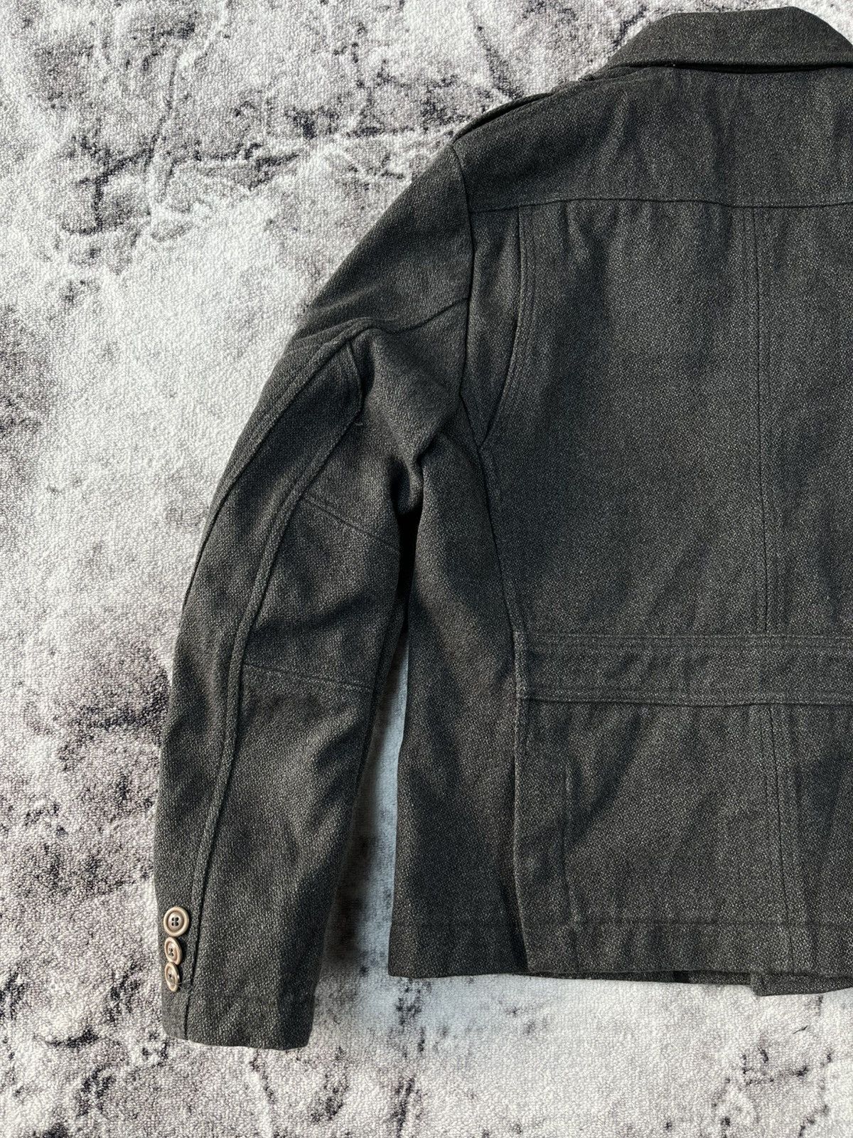 Diesel Diesel Wool Zip Jacket Minimal Distressed Fit M Size US M / EU 48-50 / 2 - 14 Thumbnail