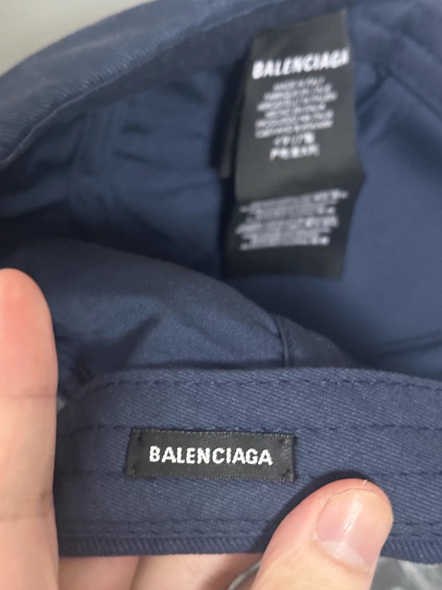 Balenciaga Balenciaga Embroidered Logo Baseball Cap Size ONE SIZE - 8 Thumbnail