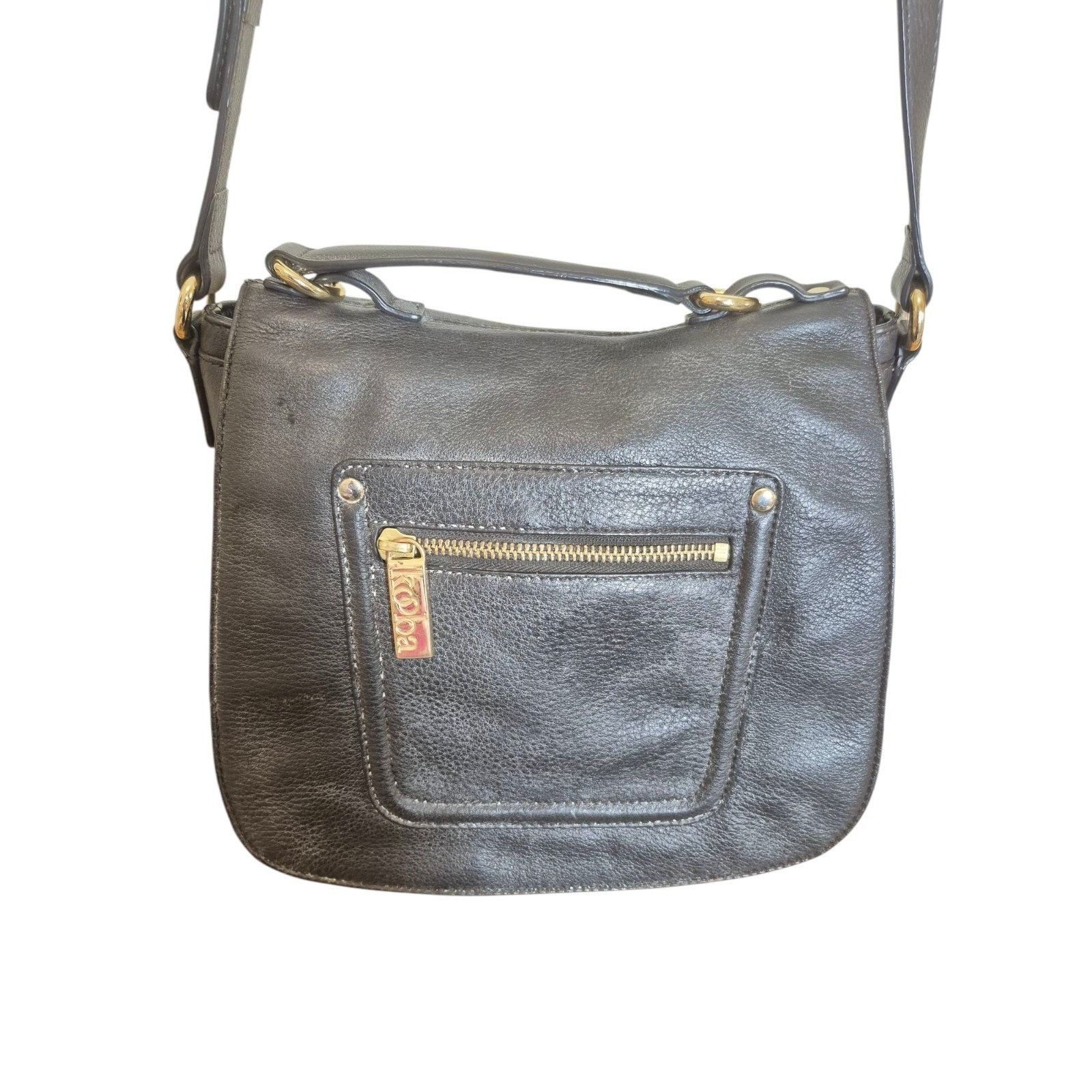 Other Kooba Pebbled Leather Crossbody Shoulder Bag Flap Top Handle Size ONE SIZE - 1 Thumbnail