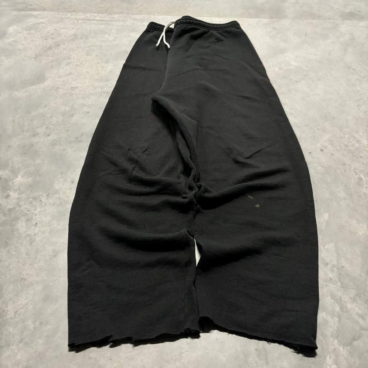 Japanese Brand × Vintage Vintage Y2K/2000s Black Skater Essential Sweatpants! Size US 34 / EU 50 - 3 Thumbnail