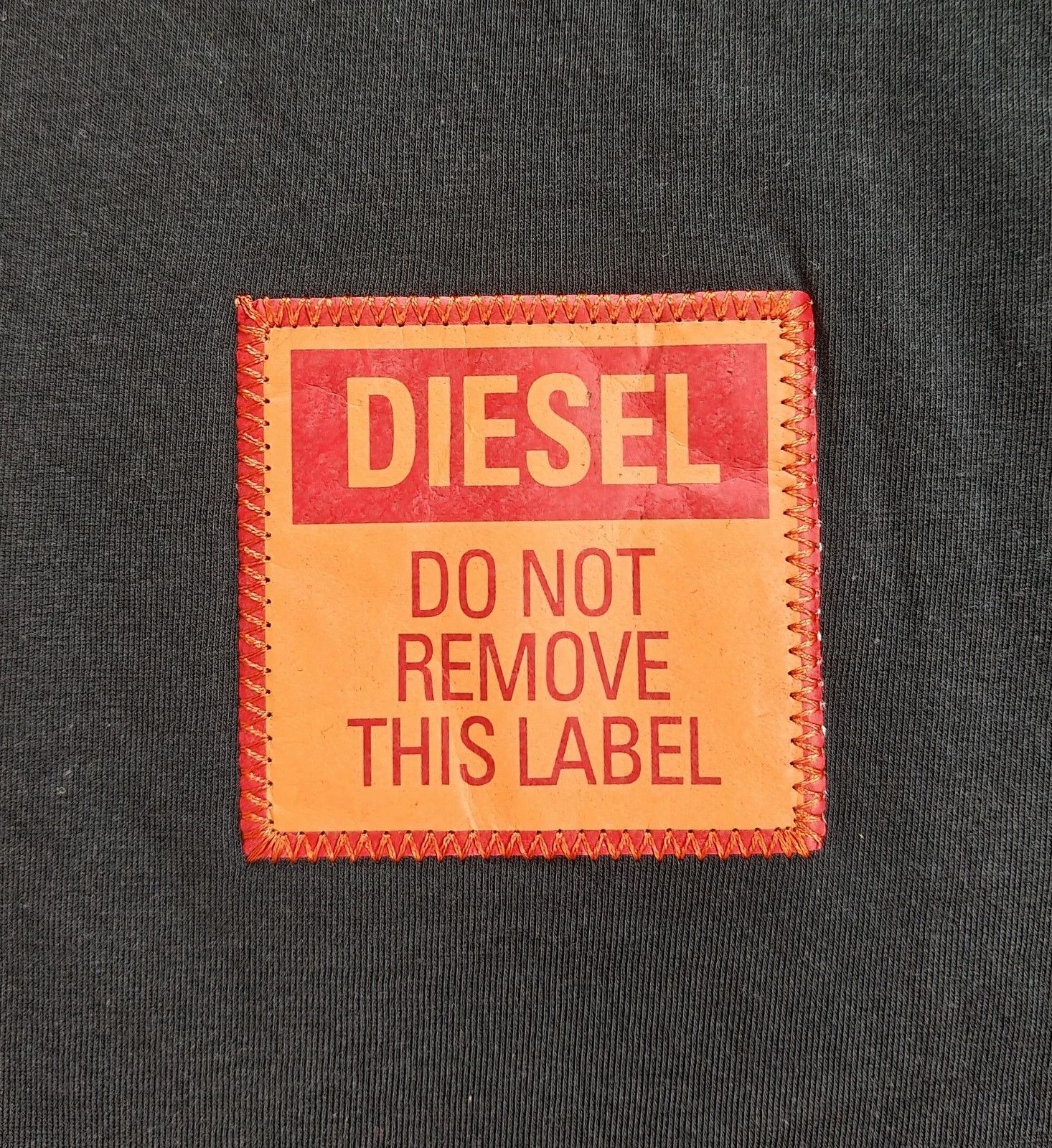 Diesel DIESEL Black T-Shirt With Logo Patch T 4116 Size US L / EU 52-54 / 3 - 3 Thumbnail
