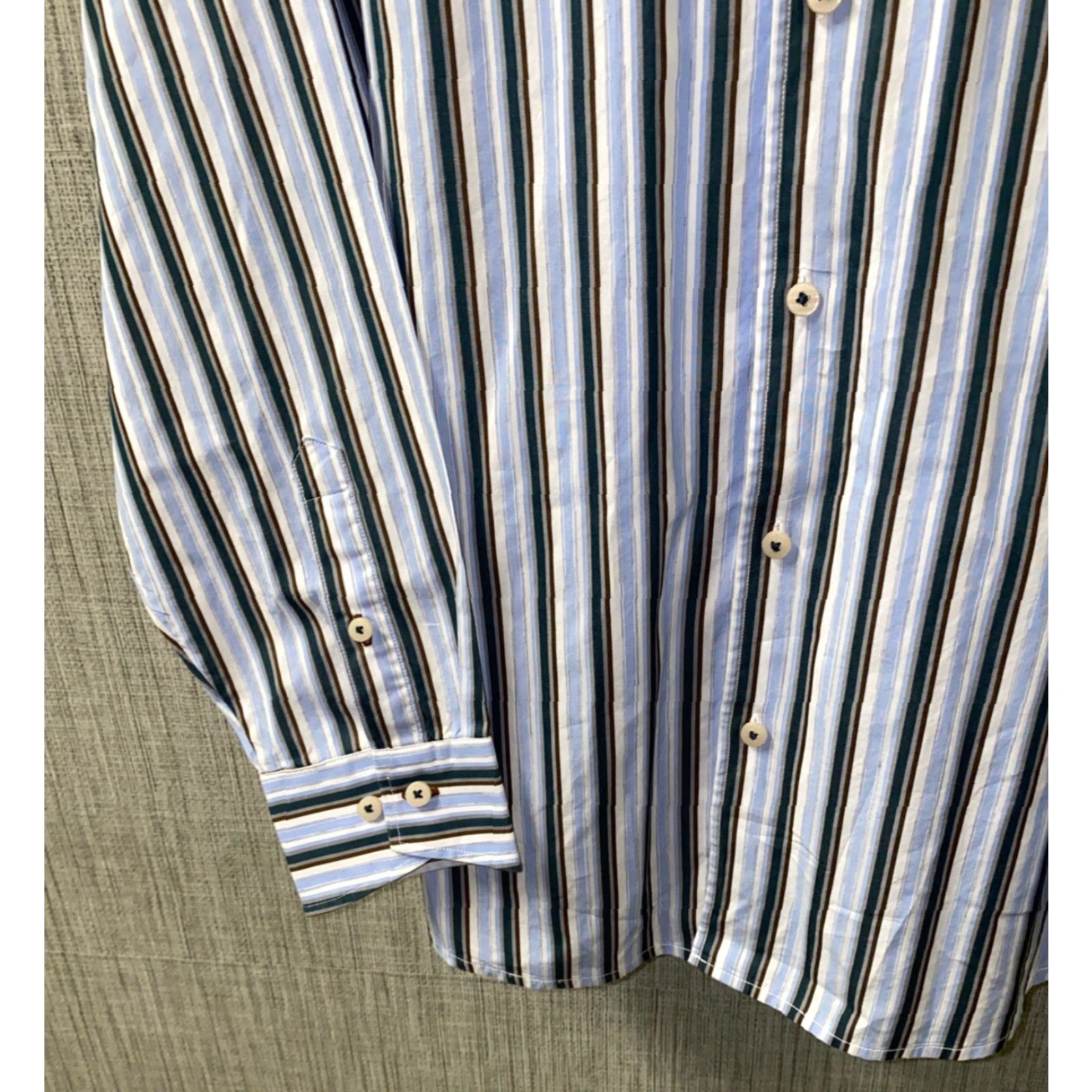 Tommy Bahama Tommy Bahama Shirt Mens Striped Long Sleeve Button-Up Size L Multicolor Colorful Casual Cotton Regular NFT Size US L / EU 52-54 / 3 - 4 Thumbnail