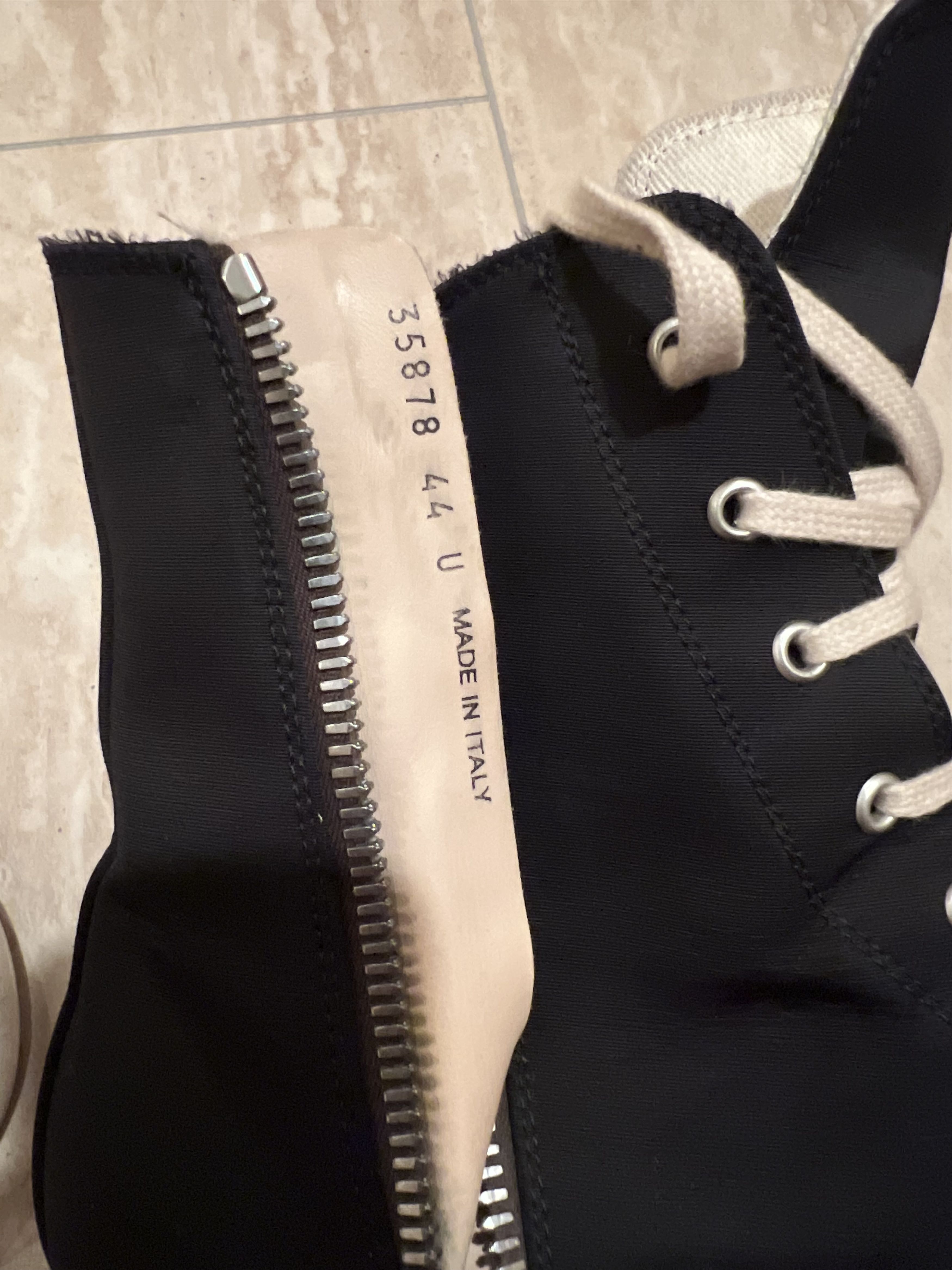 Rick Owens Drkshdw rick owens ramones abstract shoes Size US 11 / EU 44 - 7 Thumbnail