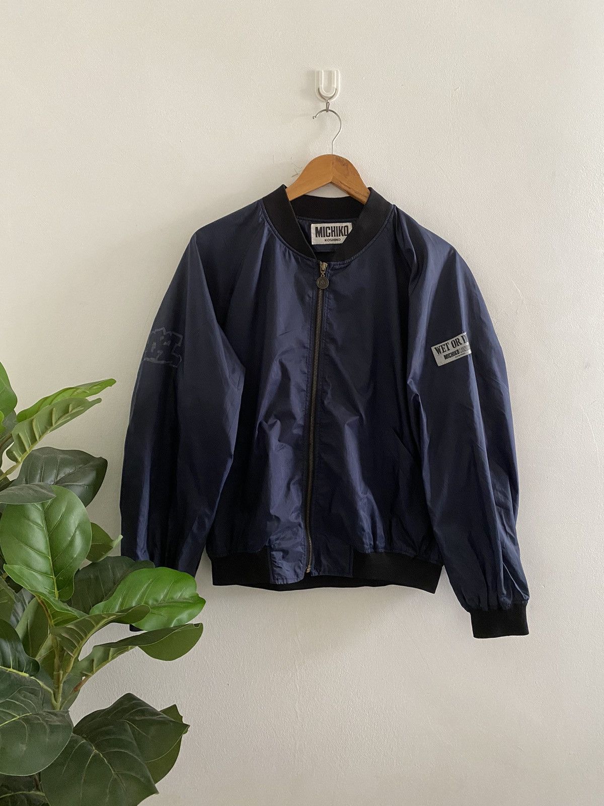 Issey Miyake Rare MICHIKO KOSHINO betwing bomber jacket nice designer Size US M / EU 48-50 / 2 - 12 Thumbnail