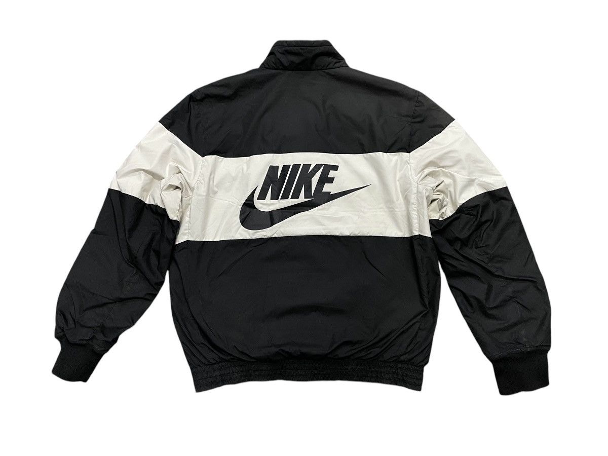 Nike 2000s NIKE BOMBER JACKET BIG LOGO SUN FADED Size US L / EU 52-54 / 3 - 3 Thumbnail