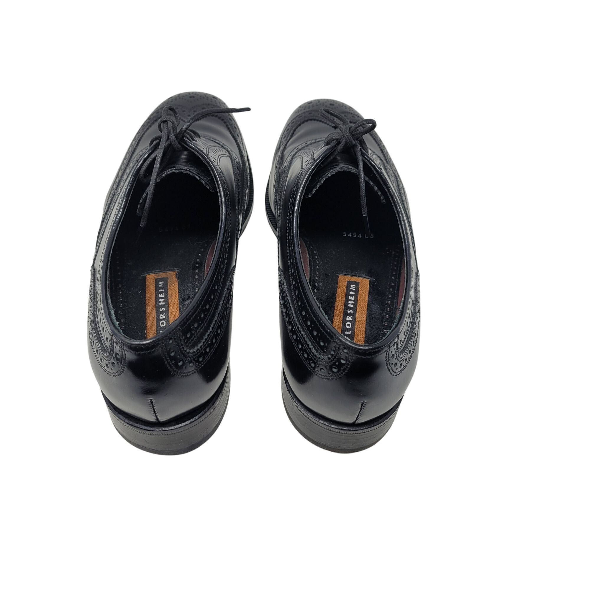 Florsheim Florsheim Lexington Wingtip Oxford Shoes Size 9 Black Leathe Size US 9 / EU 42 - 9 Thumbnail
