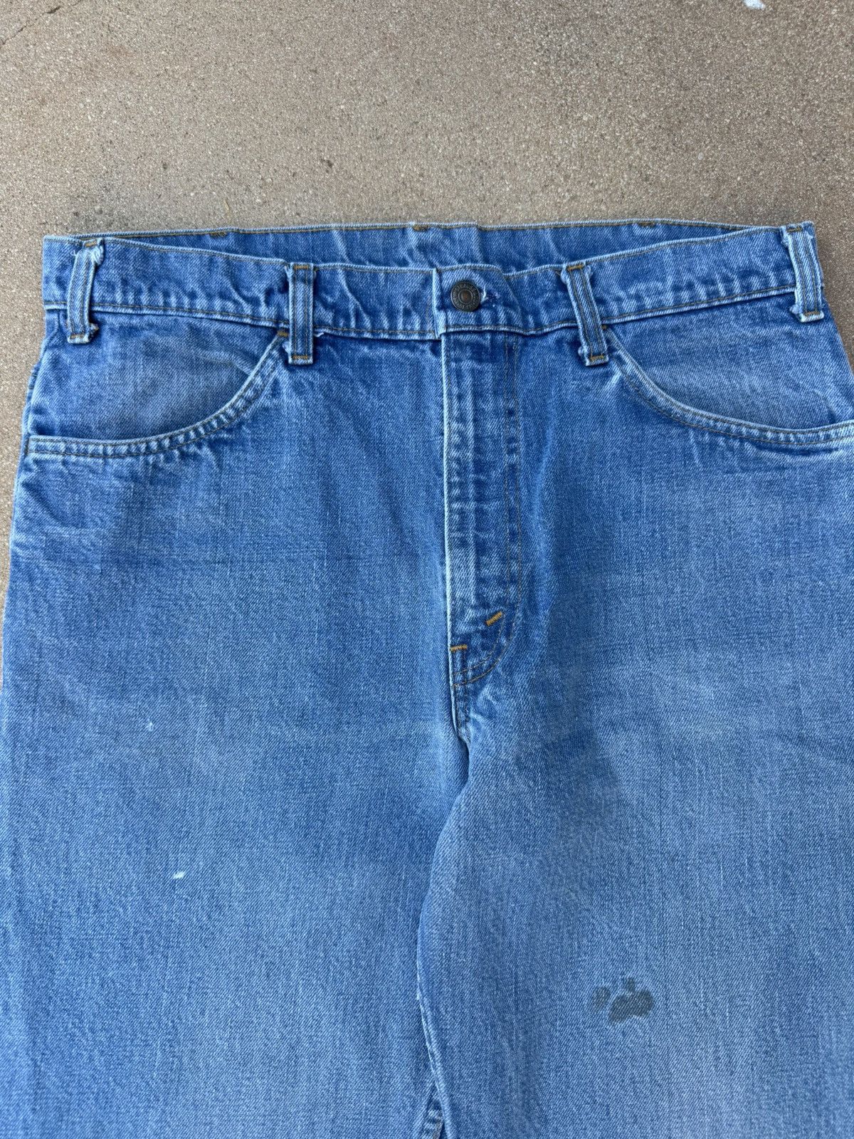 Levi's Vtg 70’s Levi’s 646 Orange Tab Bellbottom Flare Jeans 34x30 Size US 34 / EU 50 - 4 Thumbnail