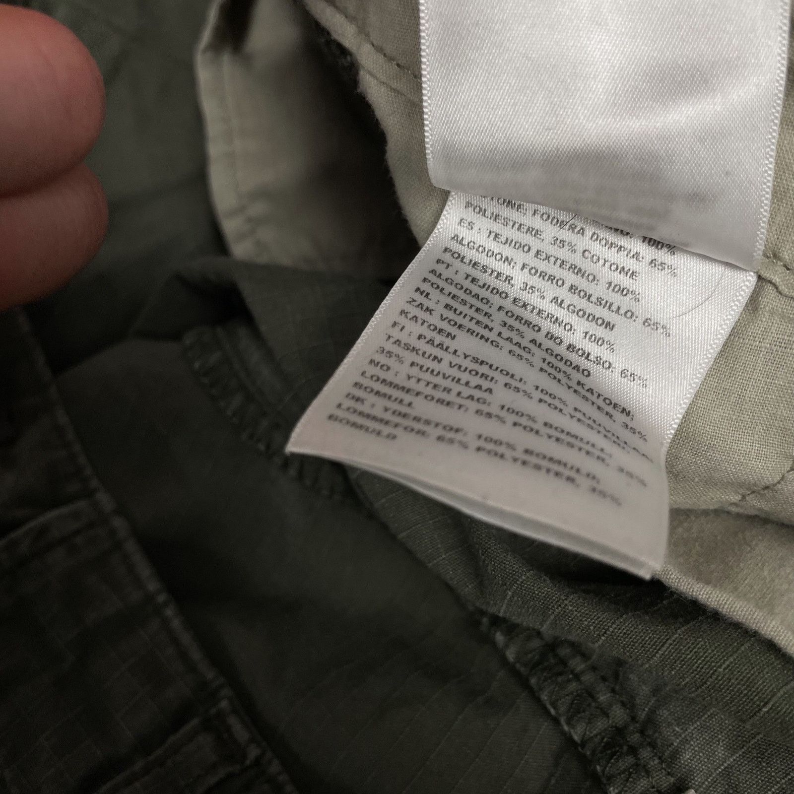 Carhartt × Vintage Carhartt Men's Green Polyester Cargo Aviation Pants 36 X 34 Size US 36 / EU 52 - 12 Thumbnail
