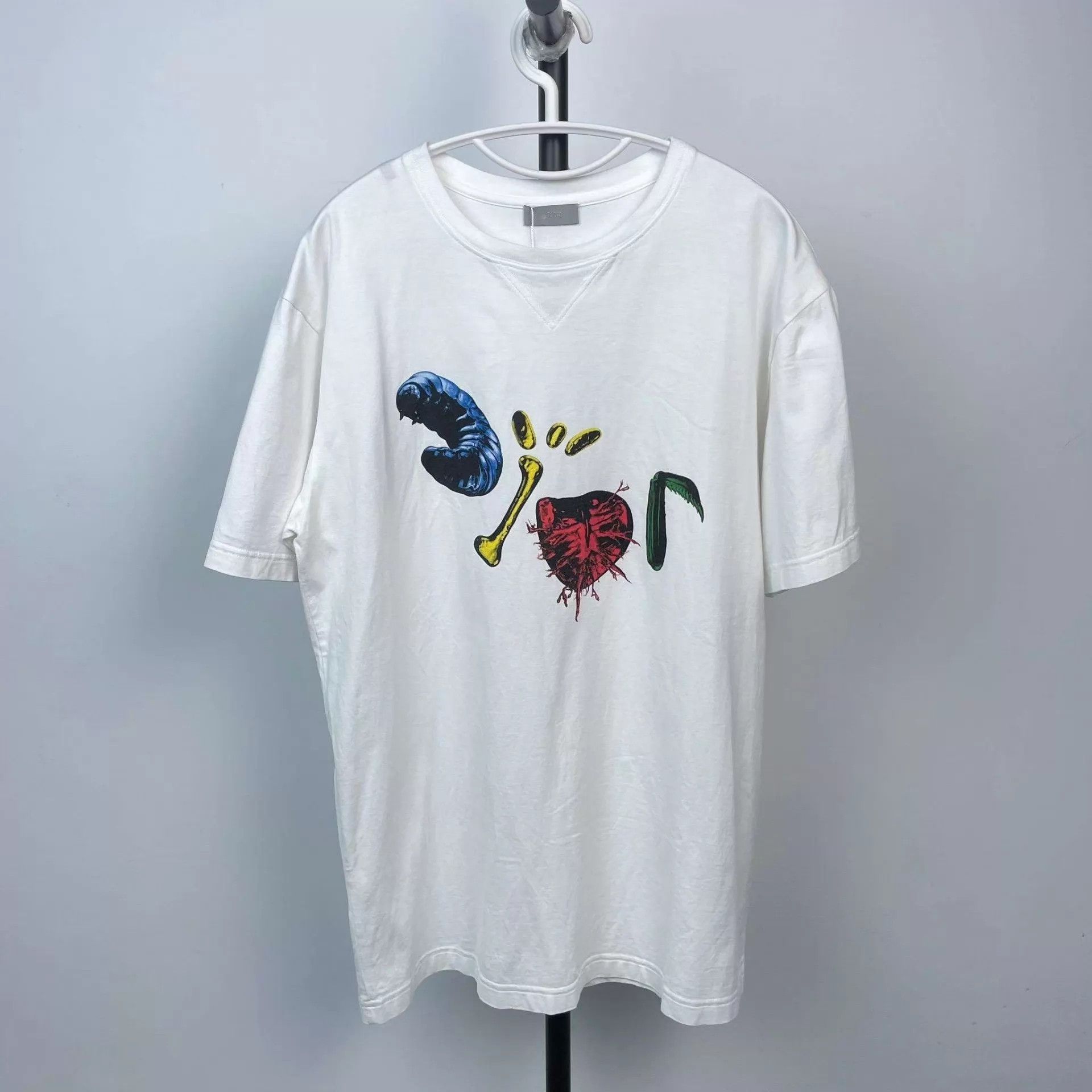 Dior Dior Cotton Tee M White Size US M / EU 48-50 / 2 - 1 Thumbnail