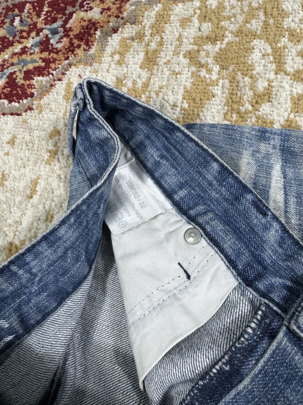 Other ᶠᵃⁿᶜʸᵍᵘʸ Vintage Baggy Washed Denim Jeans Wide leg Y2K Size US 32 / EU 48 - 4 Thumbnail