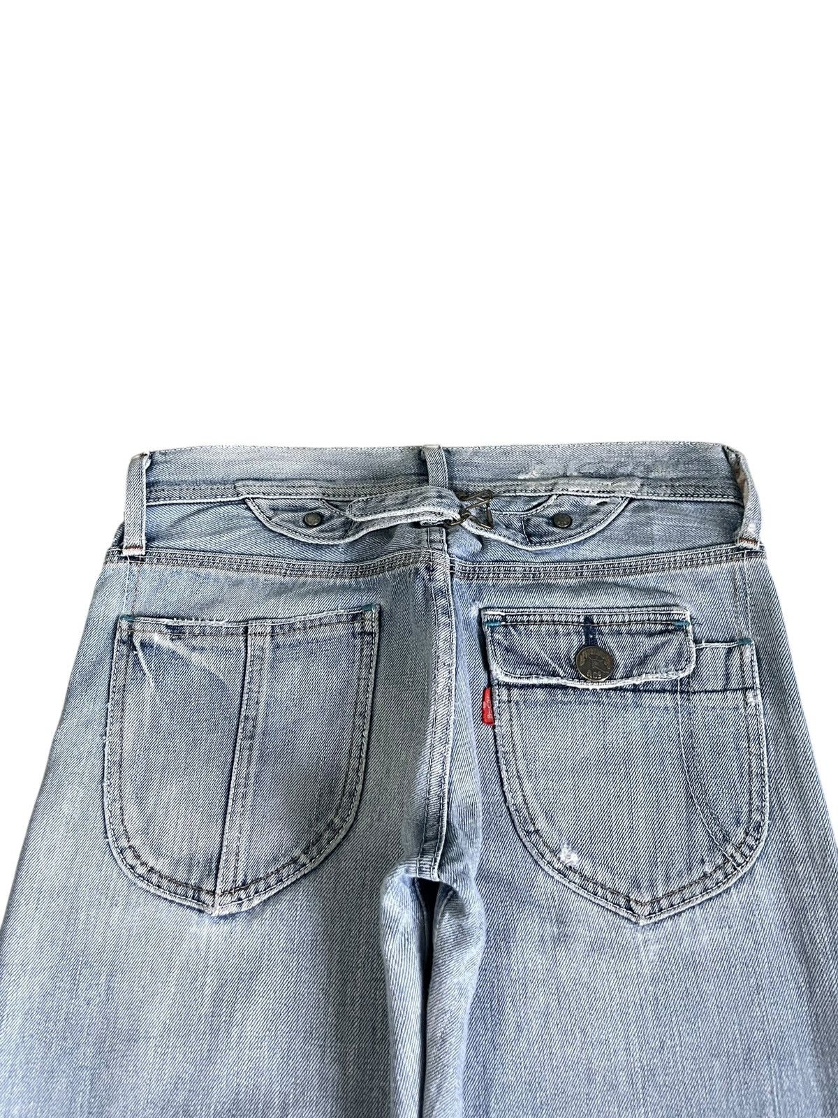Levi's Vintage 90s Levis 805 Selvedge Buckle Back Jeans Size 29" - 4 Thumbnail