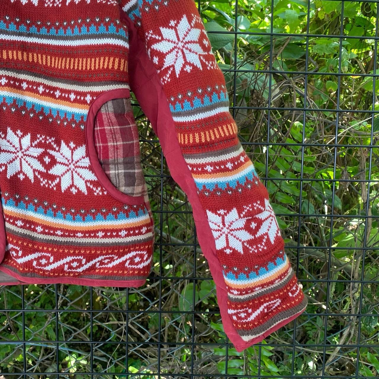 Aztech Mountain × Japanese Brand Vintage Navajo Fluffy Zipper Hoodies Size M / US 6-8 / IT 42-44 - 4 Thumbnail