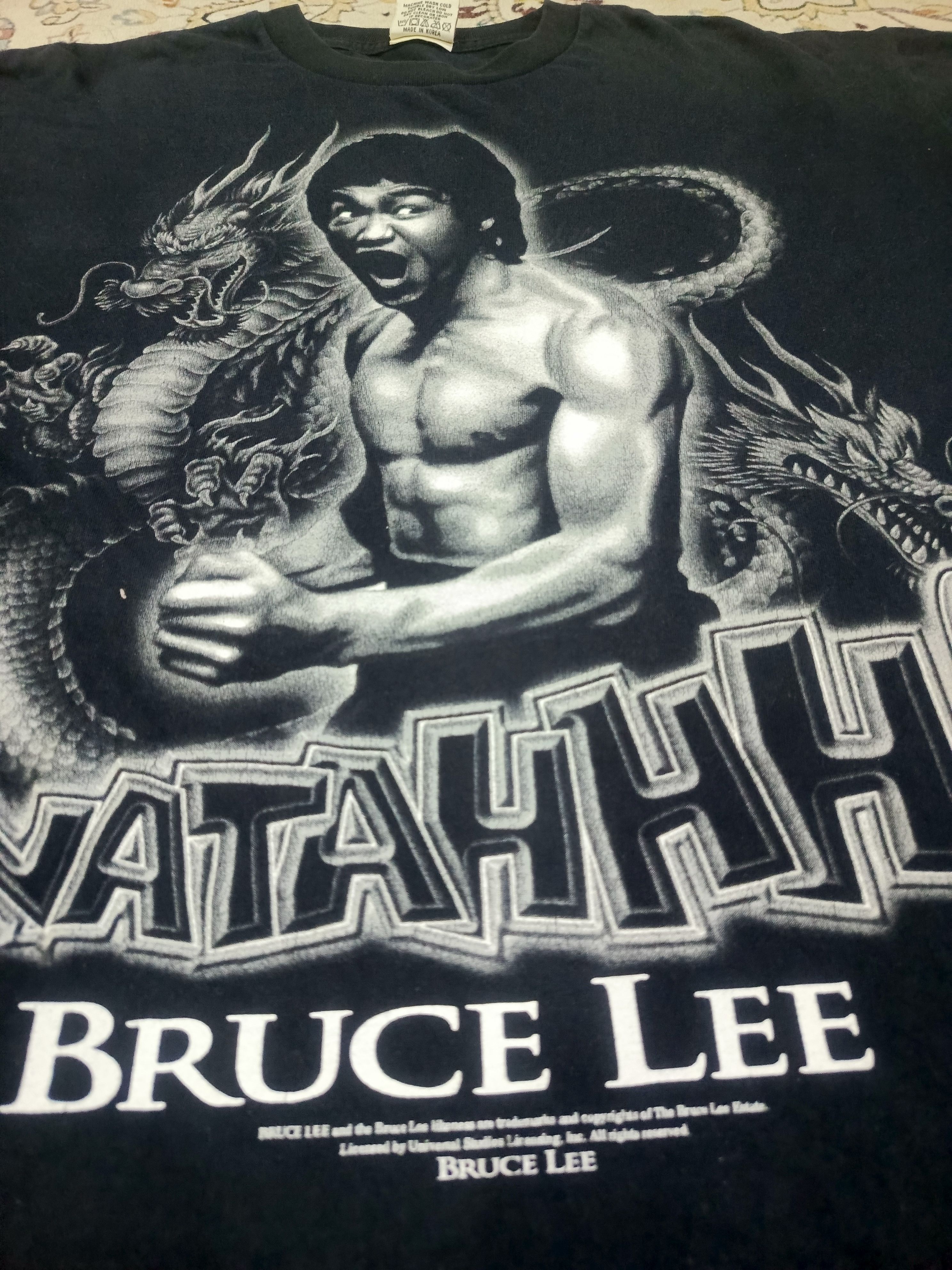 Vintage VTG Michael Athletic Bruce Lee Size US XL / EU 56 / 4 - 3 Thumbnail