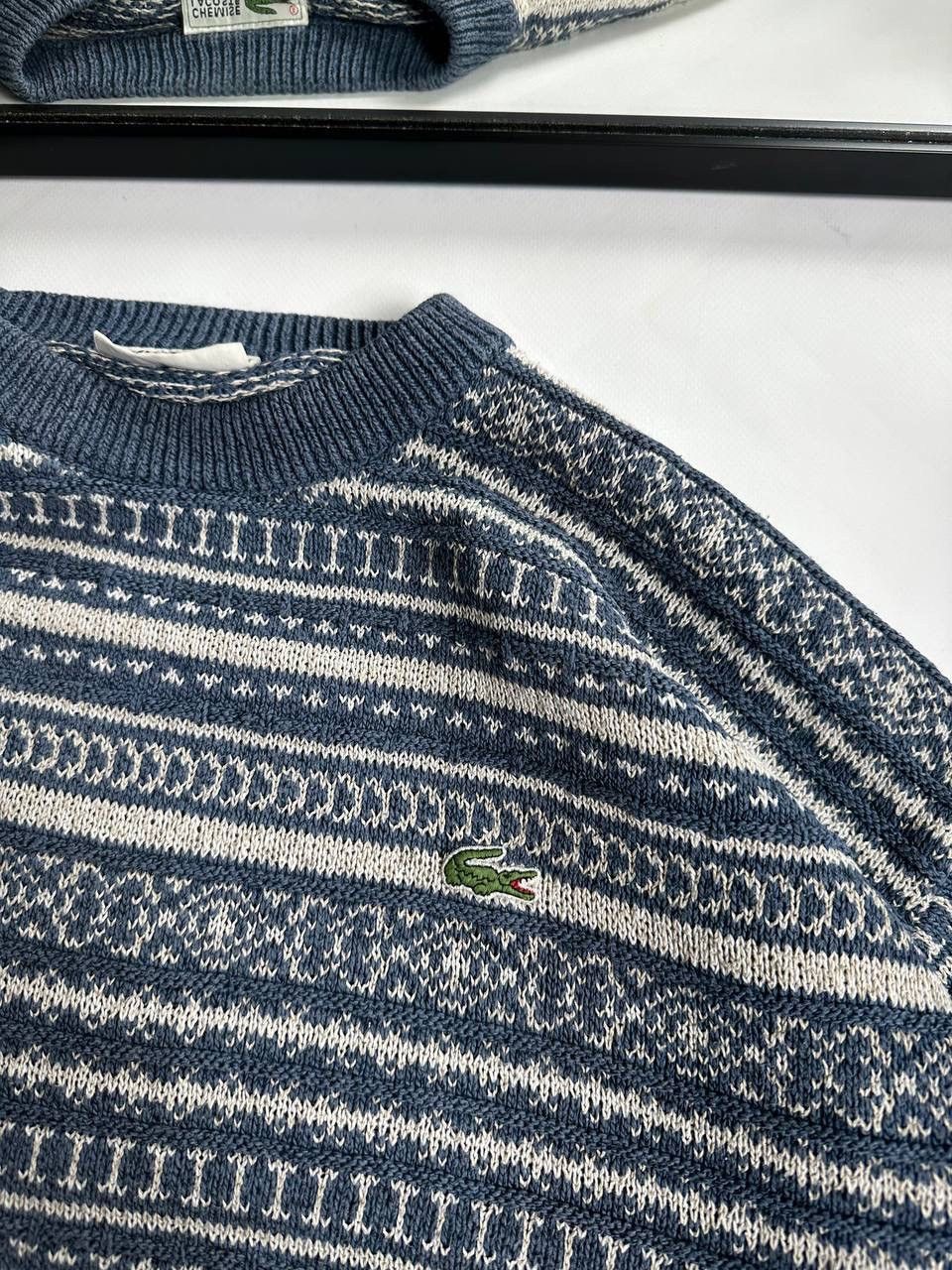 Lacoste 90s Vintage Lacoste Knite Sweater Size US XL / EU 56 / 4 - 4 Thumbnail