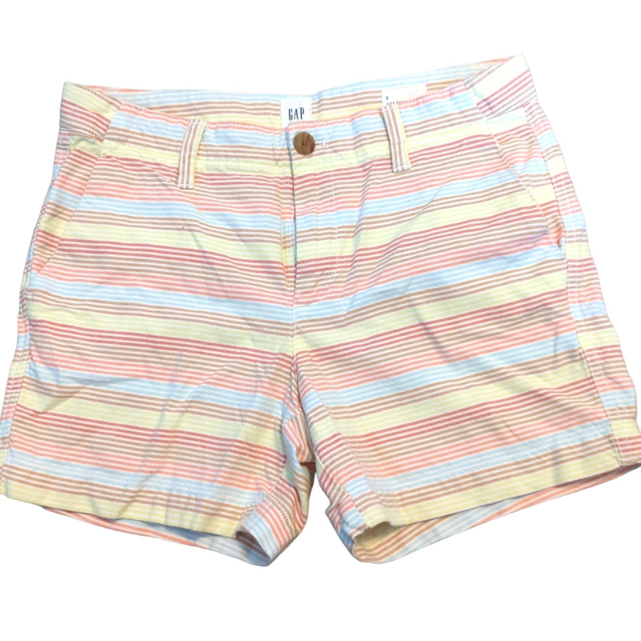 Gap GAP City Short Striped Shorts Size 2 Summer Vacation Size 26" / US 2 / IT 38 - 1 Thumbnail