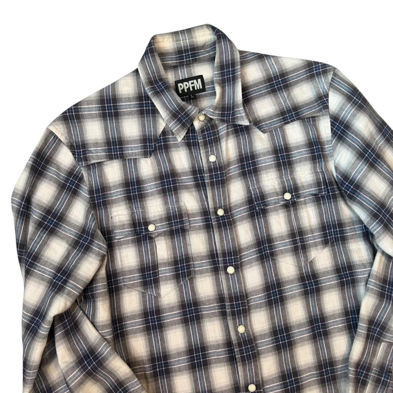 PPFM PPFM Checkered Flannel Shirt y2k ‘Yellow Riot’ Size US L / EU 52-54 / 3 - 2 Thumbnail