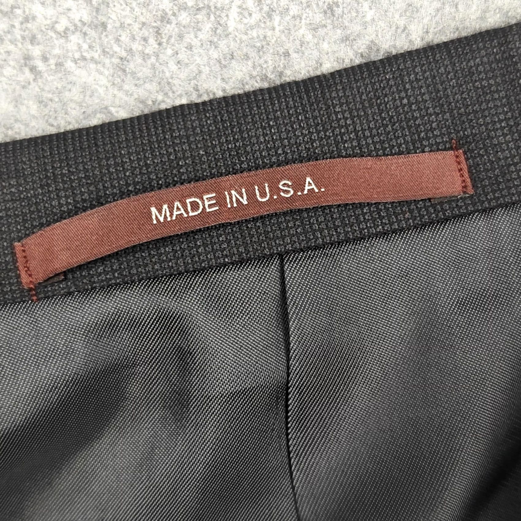 Nordstrom Hickey Freeman Blazer Mens 44 Gray Wool Suit Jacket USA Size 44R - 6 Thumbnail