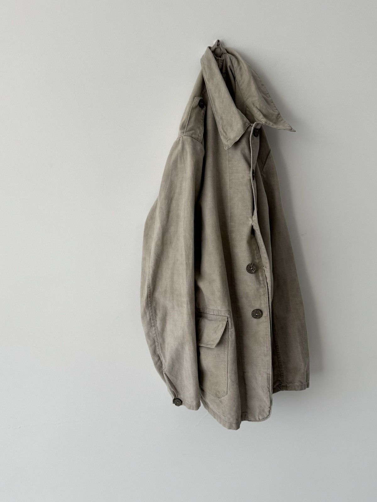 Vintage Vintage 1940s Swedish Army M39 Work Jacket Size US M / EU 48-50 / 2 - 6 Thumbnail