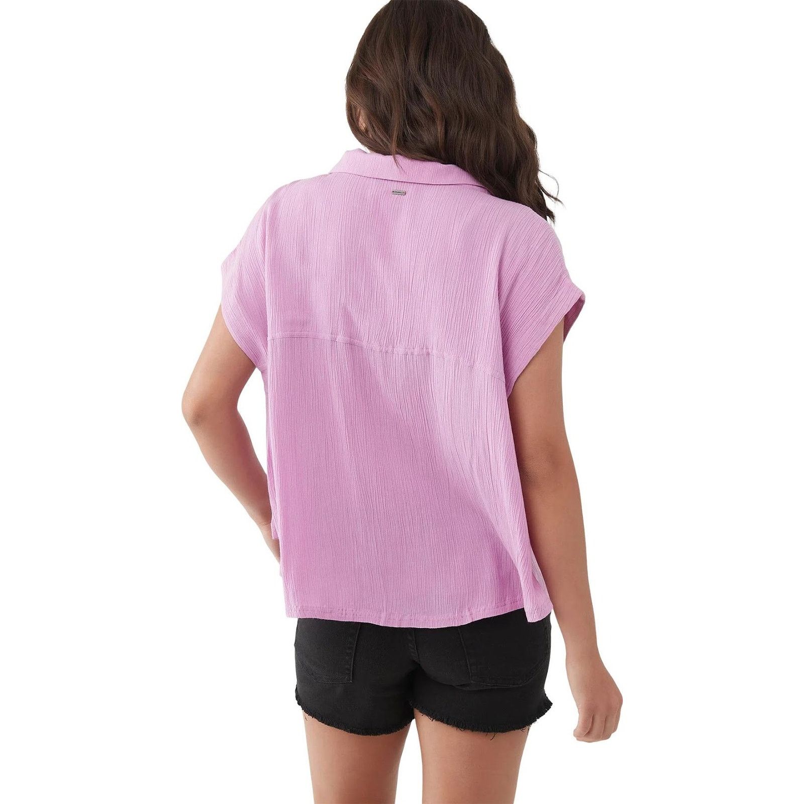 Other O'NEILL Pascale Short Sleeve Woven Top - Purple - Medium Size M / US 6-8 / IT 42-44 - 2 Thumbnail