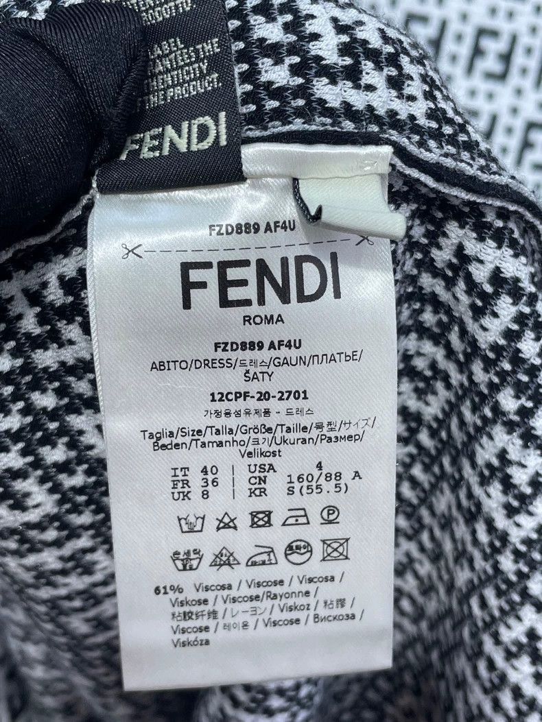 Fendi Fendi Knitted Jacquard Dress Size US 40 / EU 56 - 4 Thumbnail