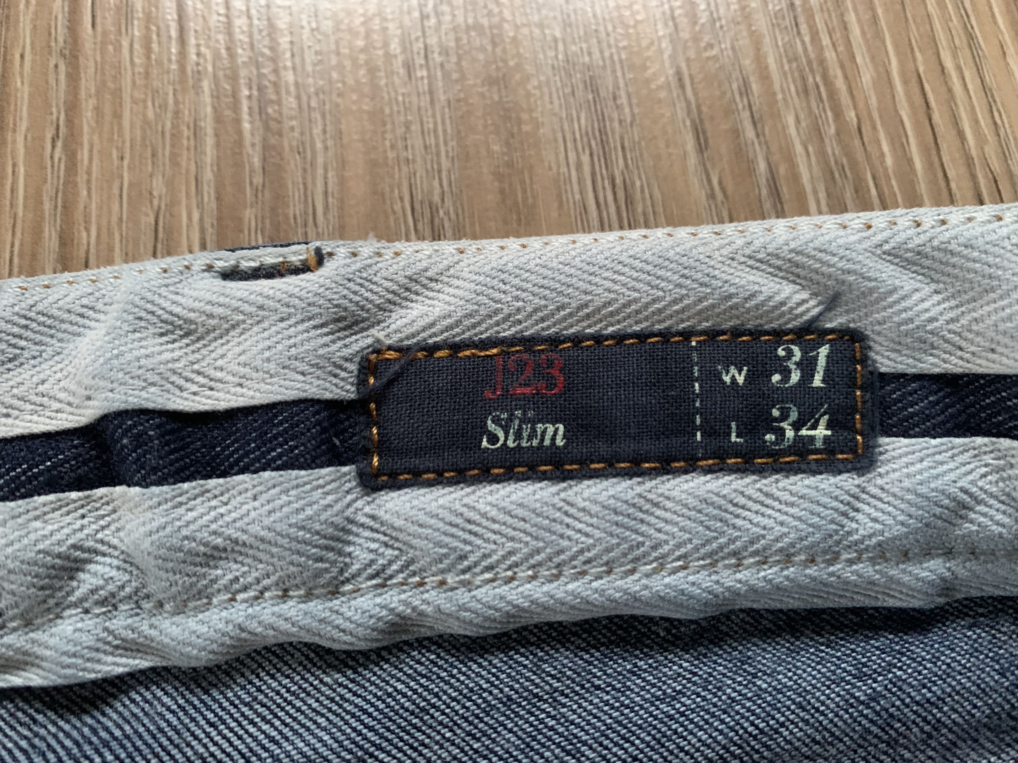 Armani Vintage Navy Blue Slim Armani Jeans Size US 31 - 10 Thumbnail