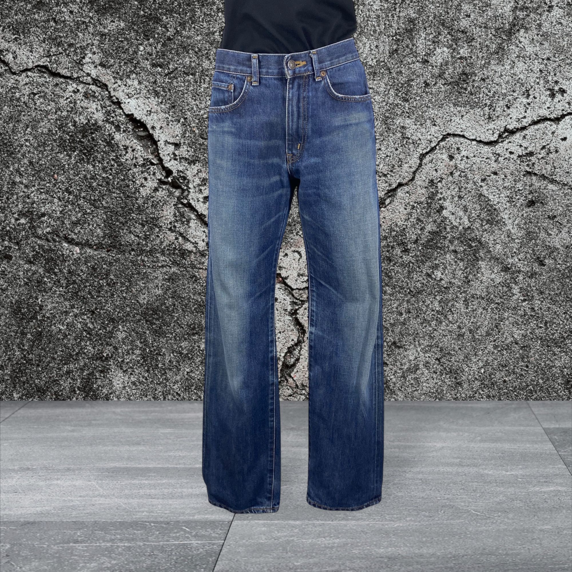 Edwin Edwin 503Z Denim Jeans Distressed Size US 27 - 2 Thumbnail