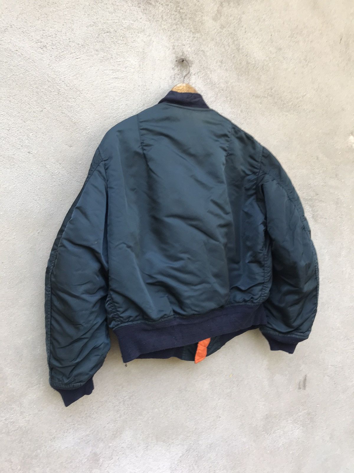 Alpha Industries RARE VINTAGE 70s ALPHA INDUSTRIES MA1 BOMBER IDEAL ZIPPER Size US M / EU 48-50 / 2 - 6 Thumbnail