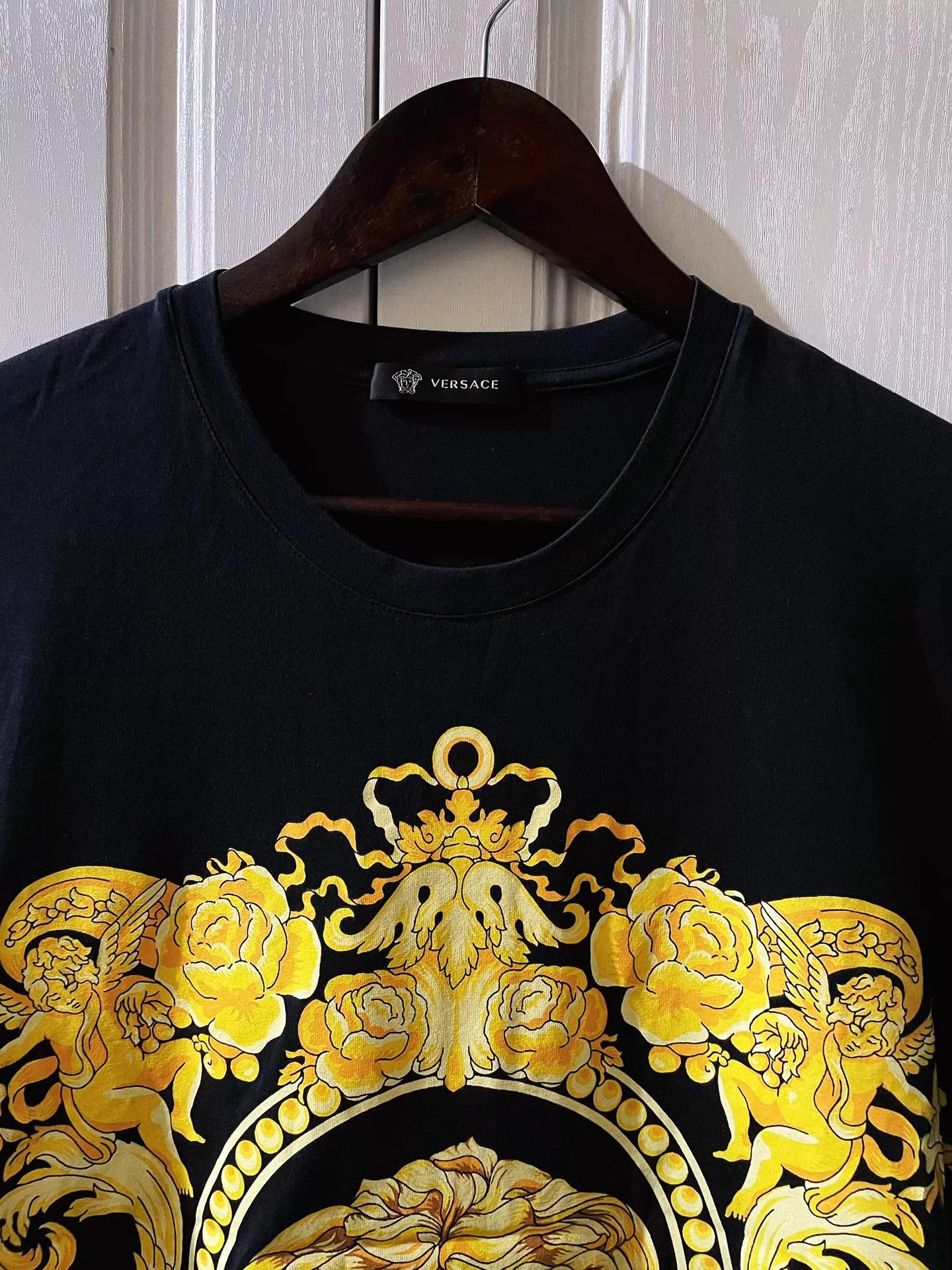 Versace Versace Runway Angel Medusa Print S/S Tee M Size M / US 6-8 / IT 42-44 - 4 Thumbnail