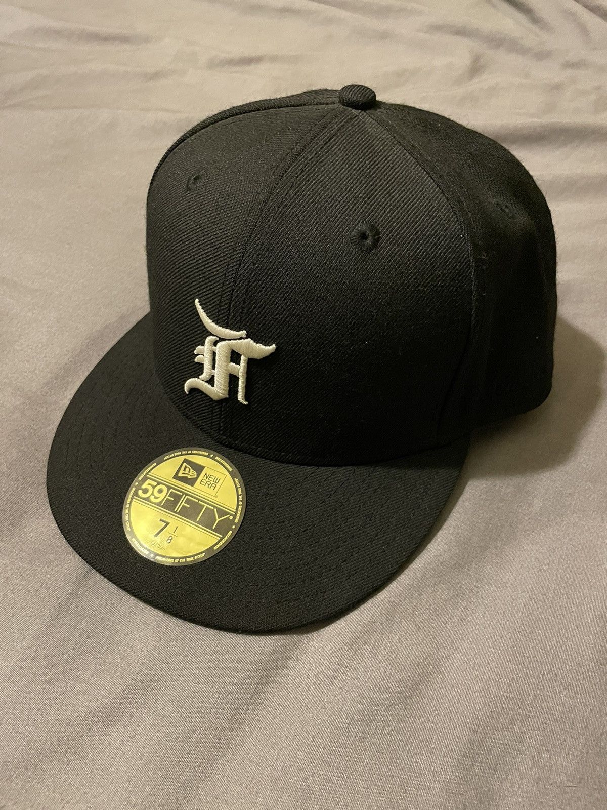 MLB Fear Of God Essentials X MLB Fitted Hat Black | Grailed