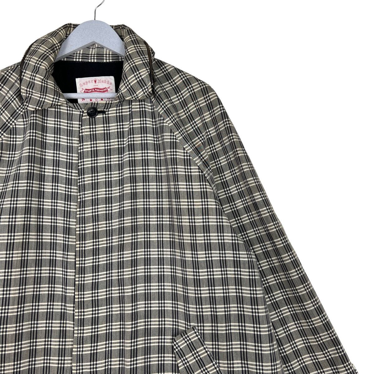 Issey Miyake 🔥 SUPER HAKKA JAPAN SPORTS PARADISE CHECK COAT Size US M / EU 48-50 / 2 - 6 Thumbnail