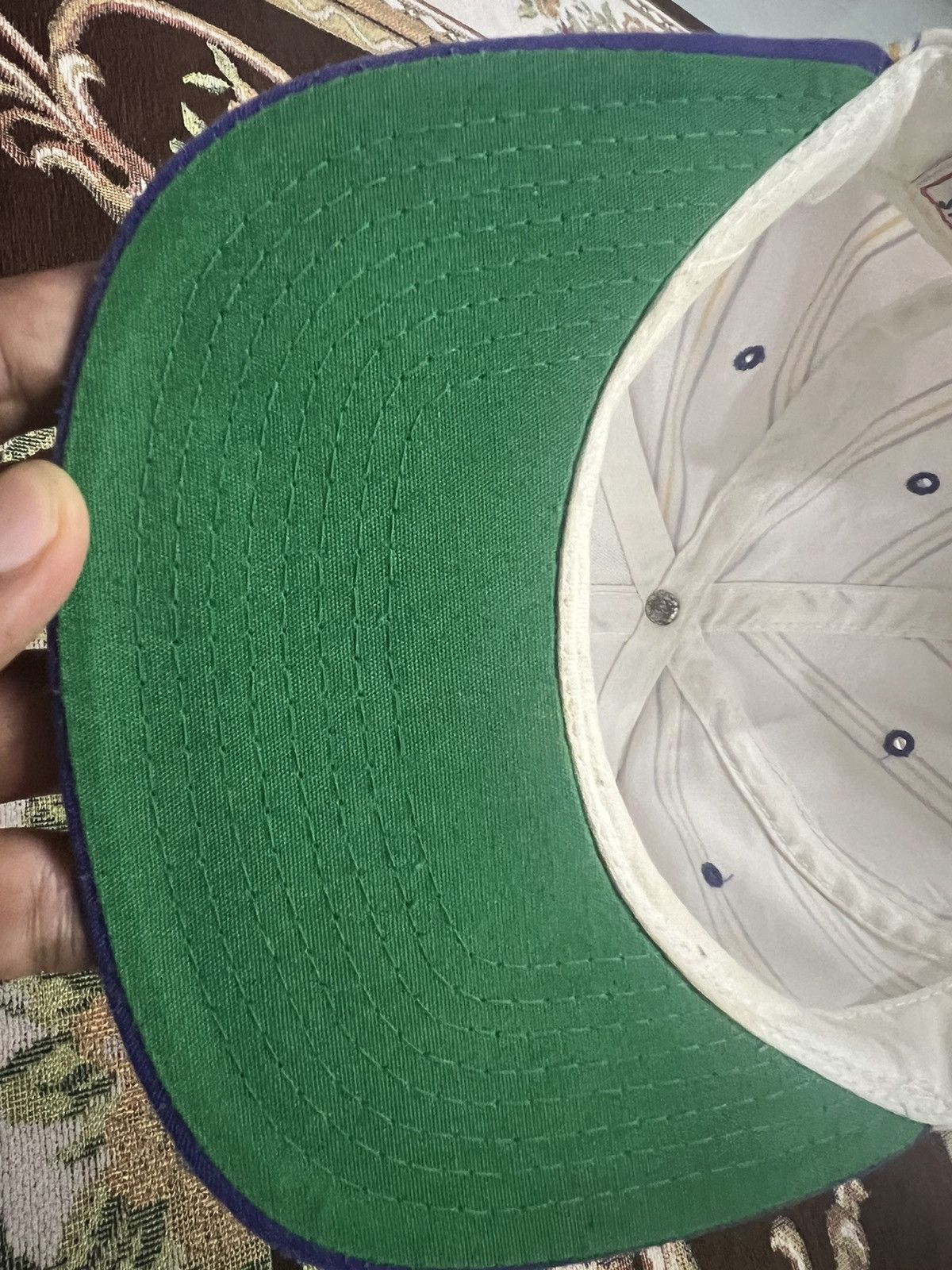 Vintage Vintage 90’s Baseball Cap - Starter Utah JAZZ NBA Size ONE SIZE - 7 Thumbnail