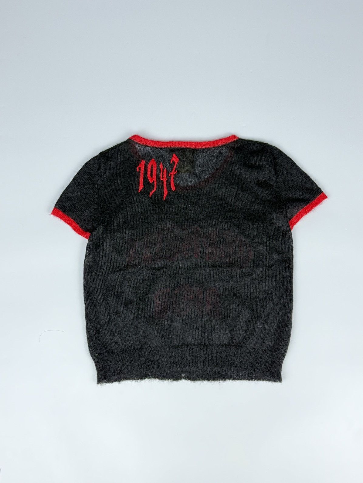 Dior RARE Dior by Galliano SS02 Gothic Blood Red 1947 Tops Size S / US 4 / IT 40 - 2 Thumbnail