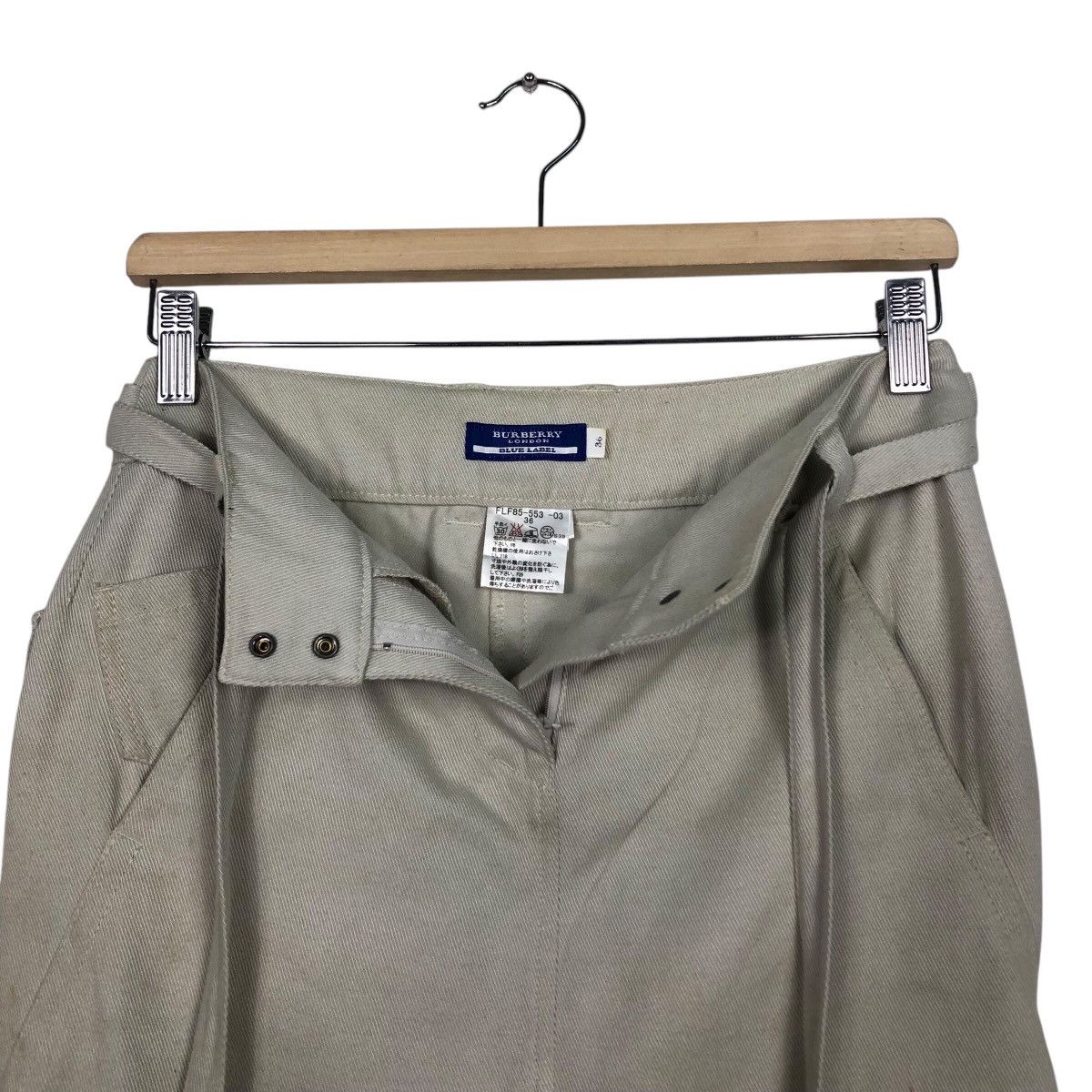 Burberry 📌Vintage Skirt Duck Canvas Burberry London Blue Label Size 36" / US 14 / IT 50 - 15 Thumbnail