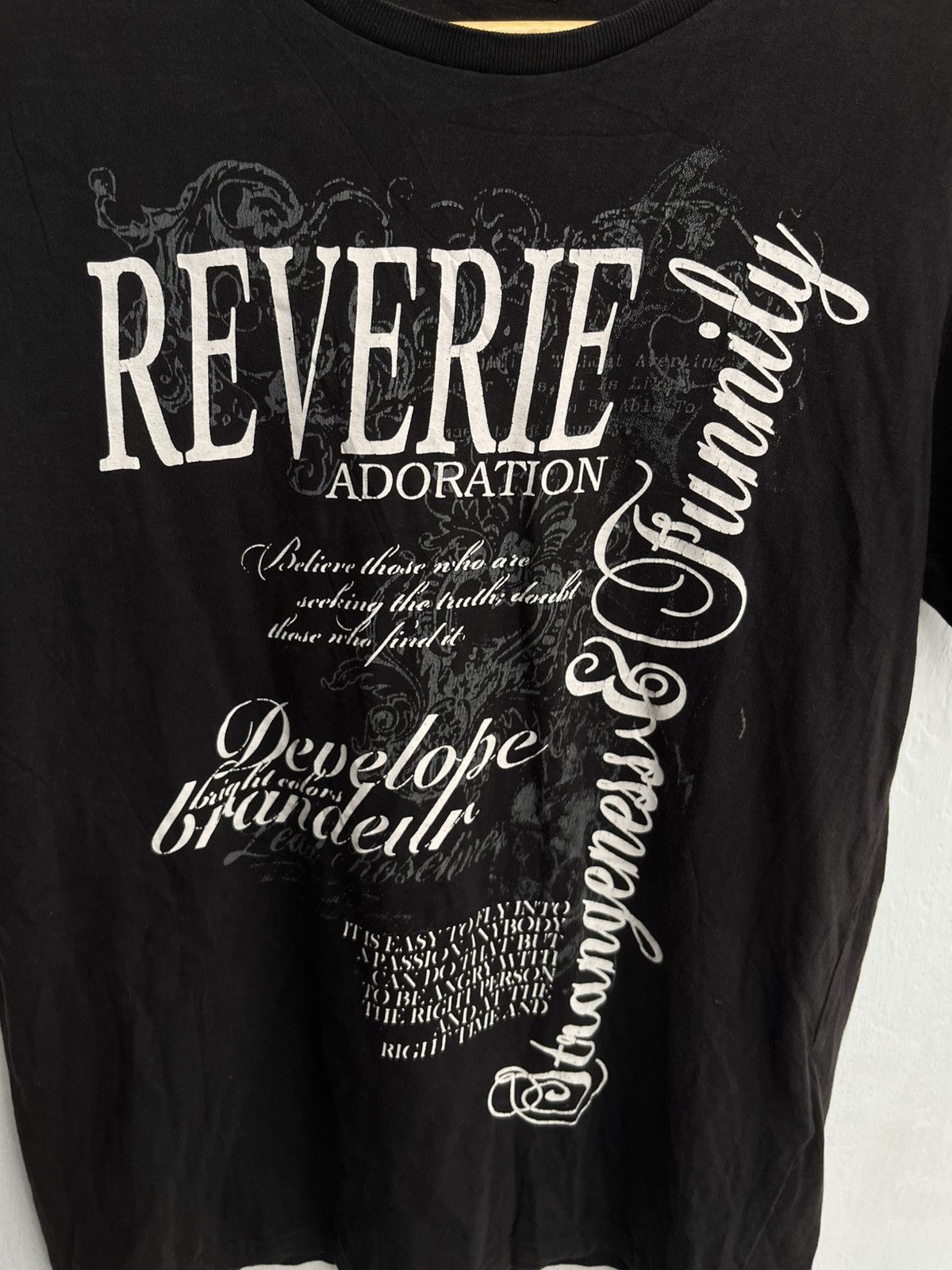 20471120 Oblo Design Poem Gohtic Tee Punk Lgb Y2K Ifsix kmrii Size US S / EU 44-46 / 1 - 4 Thumbnail