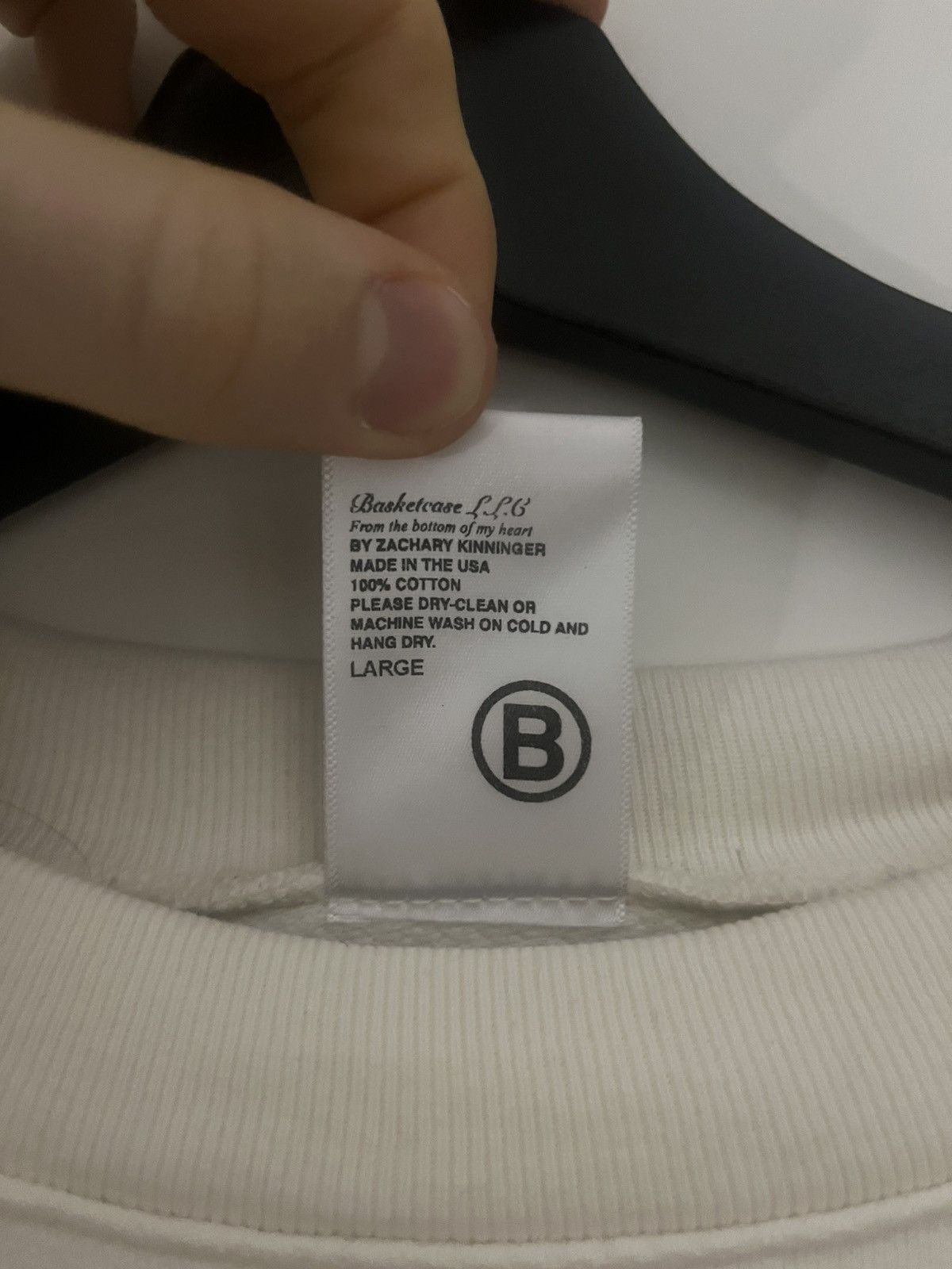 basketcase gallery Basketcase gallery holy ghost crewneck Size US L / EU 52-54 / 3 - 3 Thumbnail