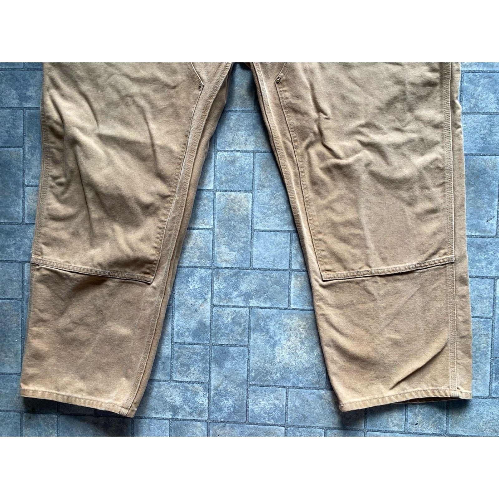 Carhartt VINTAGE Carhartt B01 BRN Men’s Double Knee Pants 50x30 Brown Mens Pants Brown 50 30 Big & Tall Inseam 30 Size US 34 / EU 50 - 6 Thumbnail