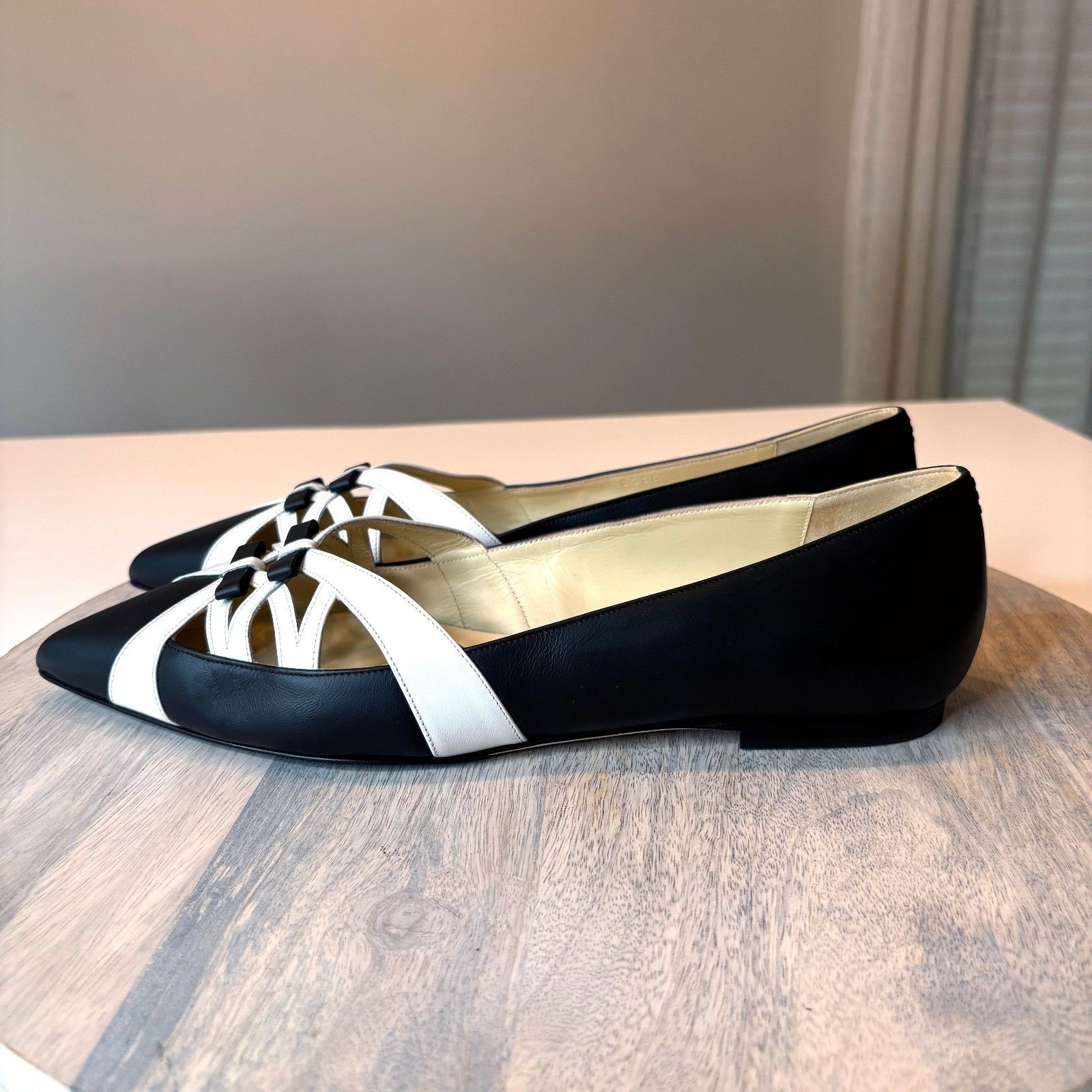 Sarah Flint Sarah Flint Kim Black White Ballet Flats Shoes EU 41 US 11 Size US 11 / IT 41 - 2 Thumbnail