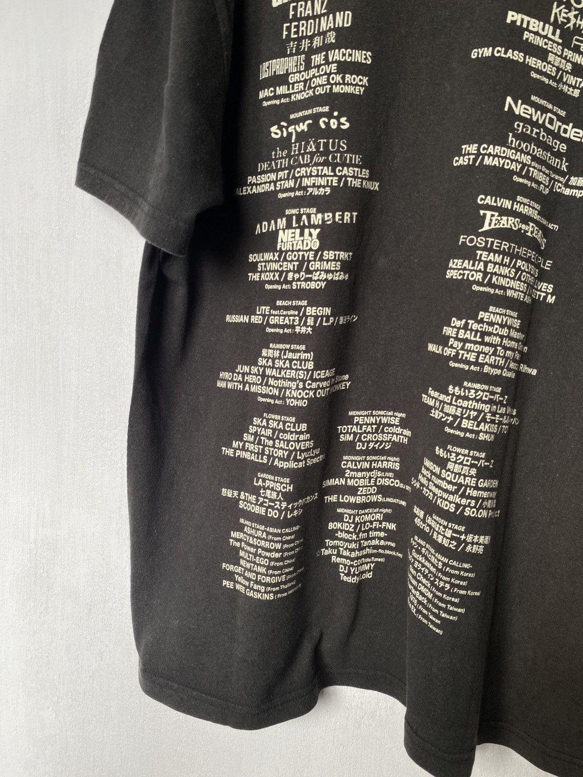Band Tees Summer Sonic Japan Sun Faded Tshirt Size US L / EU 52-54 / 3 - 6 Thumbnail