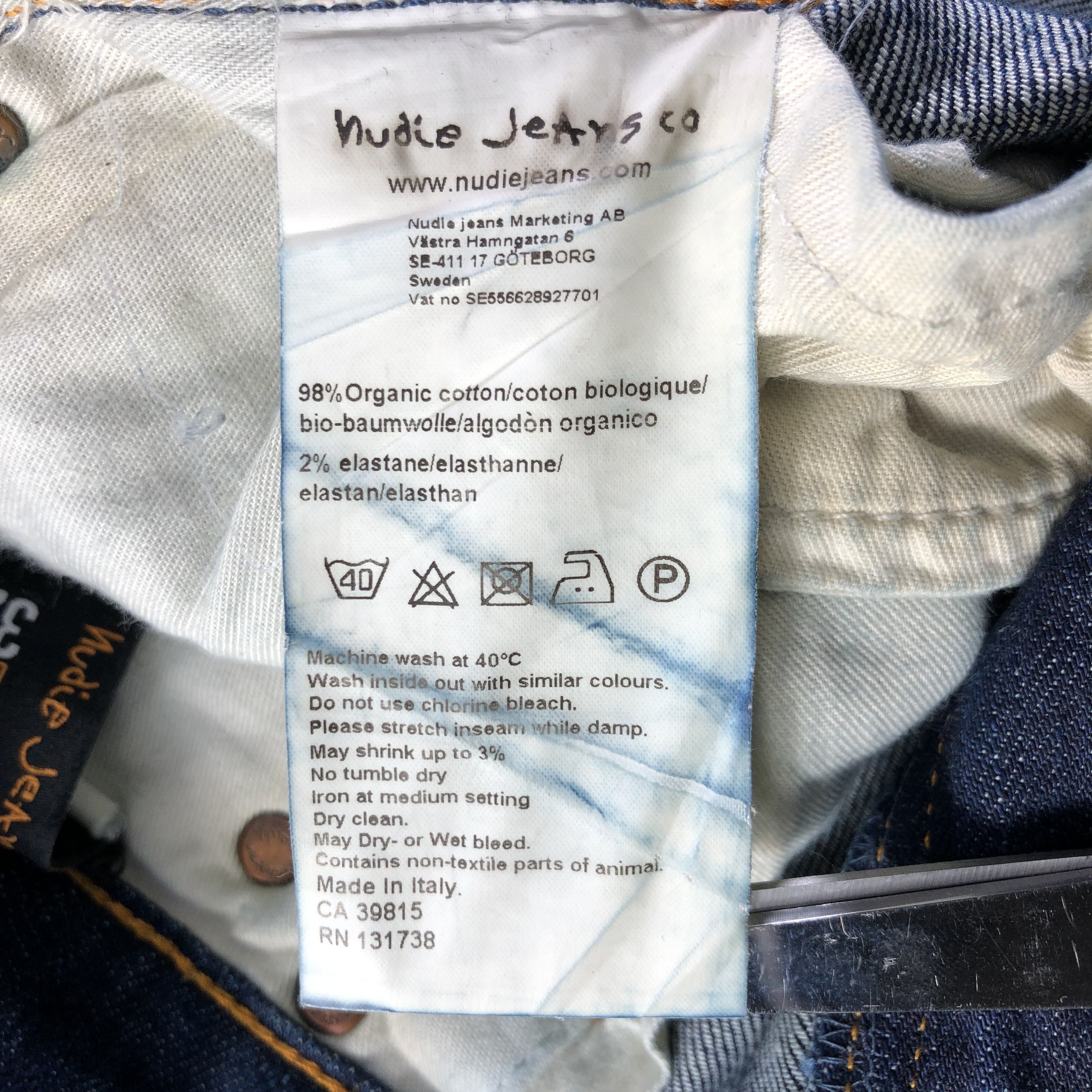Nudie Jeans Nudie Jeans Distressed Denim KJ2208 Size US 27 - 12 Thumbnail