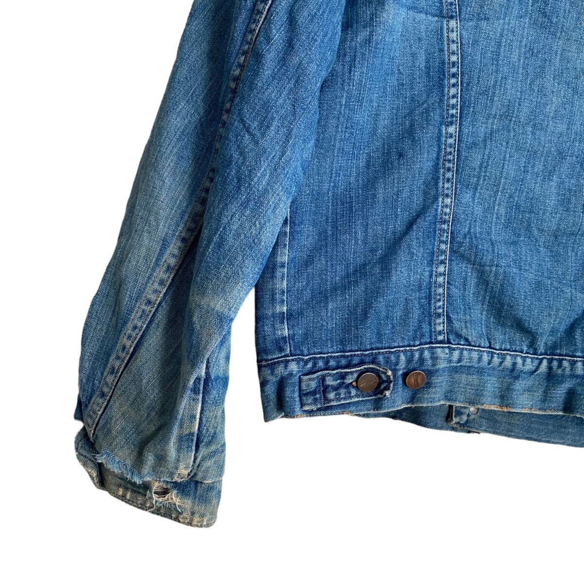 Vintage Vintage 70s Mavericks Blue Bell Denim Sherpa Jacket Size US M / EU 48-50 / 2 - 11 Thumbnail