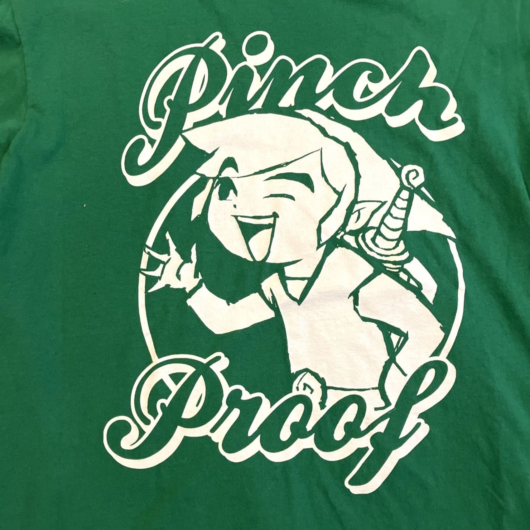 Nintendo Nintendo Official Zelda Pinch Proof Green Graphic T Shirt L Large Men Short Sleeve Crew Neck Shirt Size US L / EU 52-54 / 3 - 2 Thumbnail