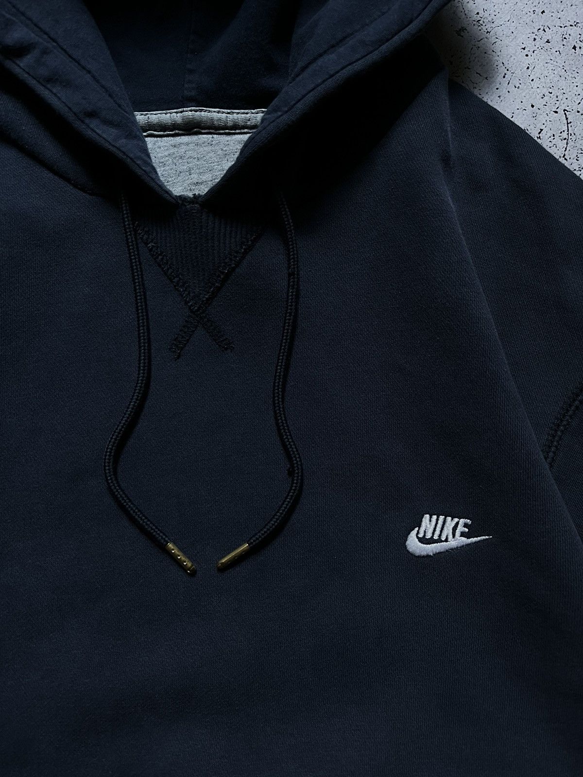 Nike Vintage Nike Boxy Hoodie Drill Swoosh Logo Y2K USA Size US L / EU 52-54 / 3 - 2 Thumbnail