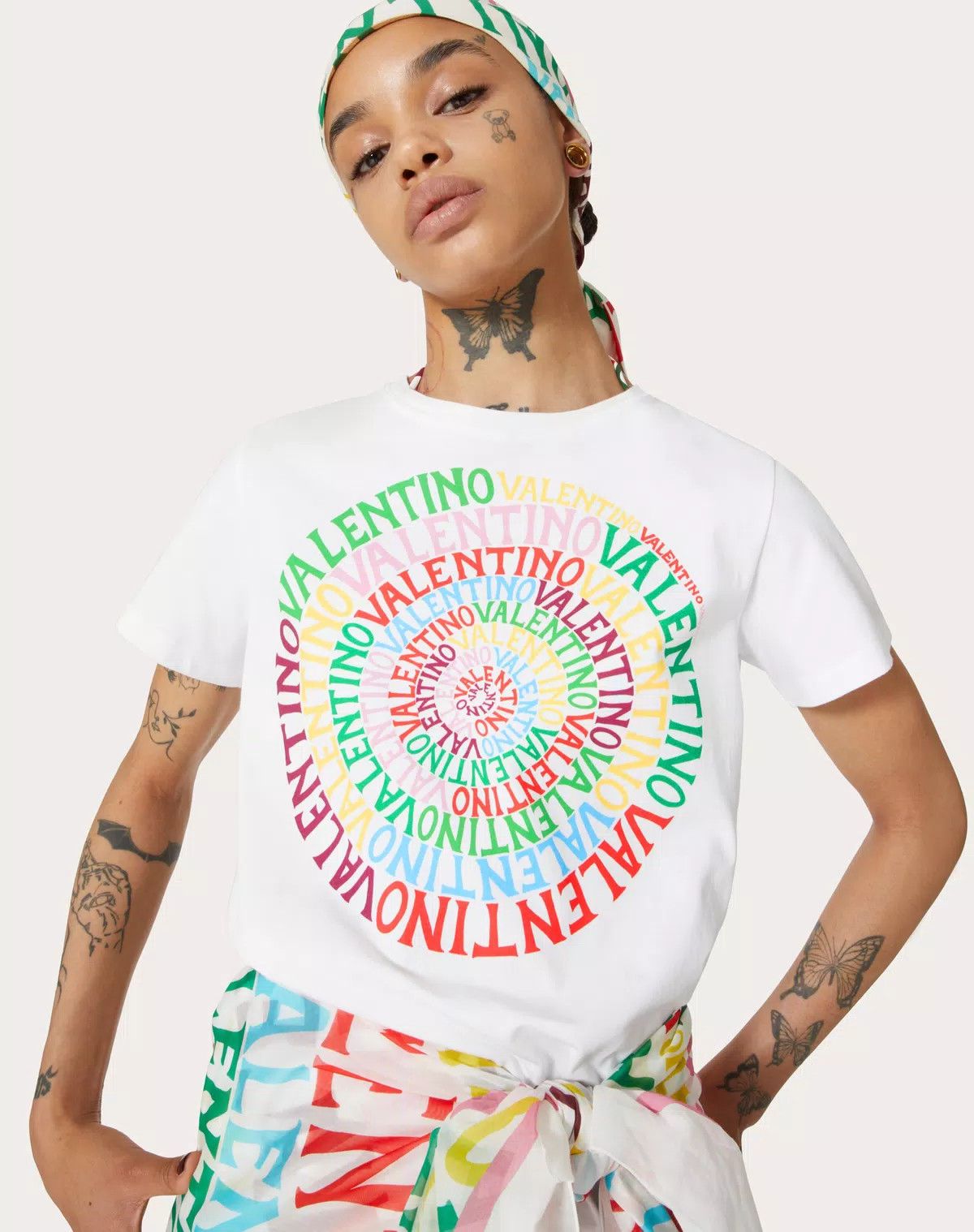 o1s1wg111125 Loop Jersey T-Shirt in White