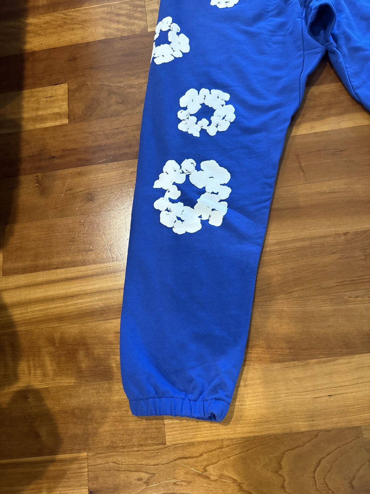 DENIM TEARS Denim Tears Blue Sweatpants Large Size US 31 - 4 Thumbnail