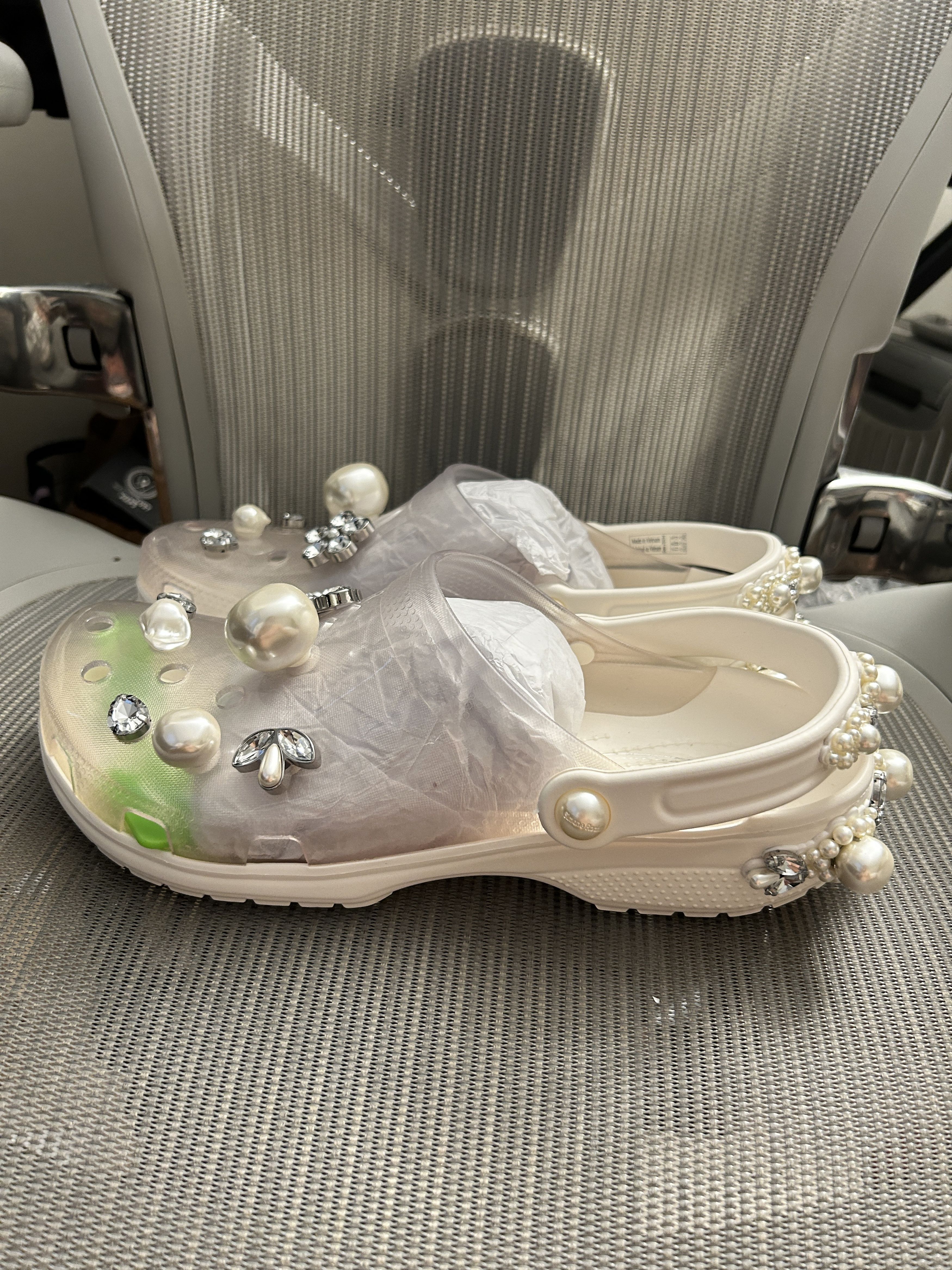 Crocs × Simone Rocha Crocs Classic Clog Simone Rocha Translucent (210144-0WV) Size US 12 / IT 42 - 2 Thumbnail
