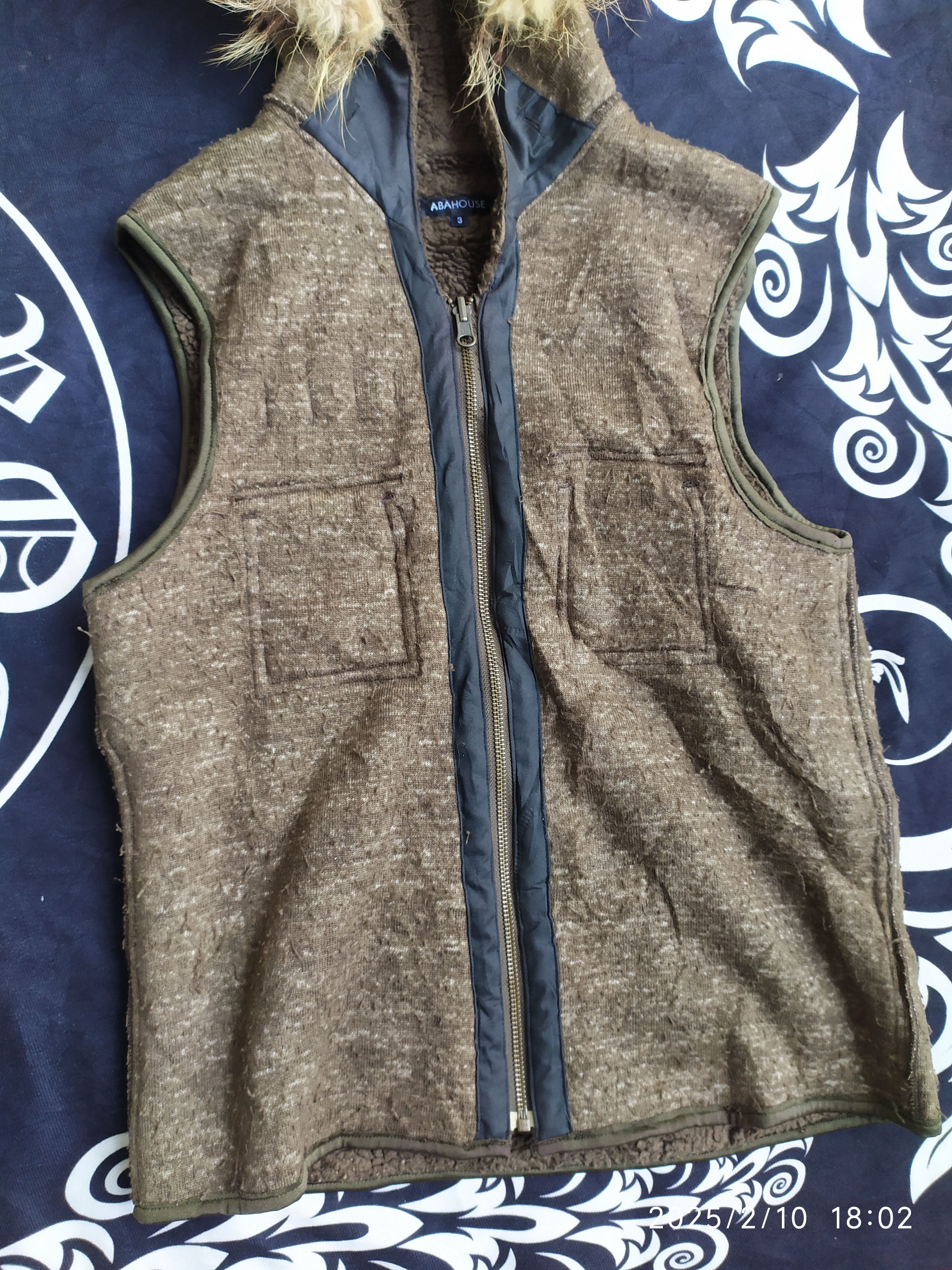 If Six Was Nine × Japanese Brand × Le Grande Bleu (L.G.B.) Japanese Abahouse Fur Riversible Vest Lgb Jacket Size US M / EU 48-50 / 2 - 10 Thumbnail